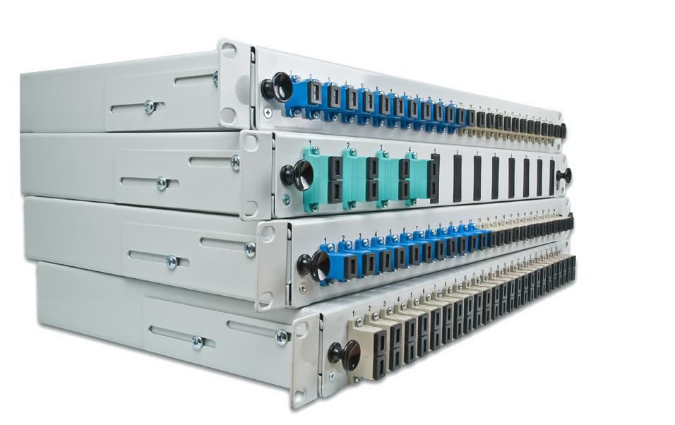 Lightwin 19 Verteiler Set Box mit 6x LC-Duplex Singlemode