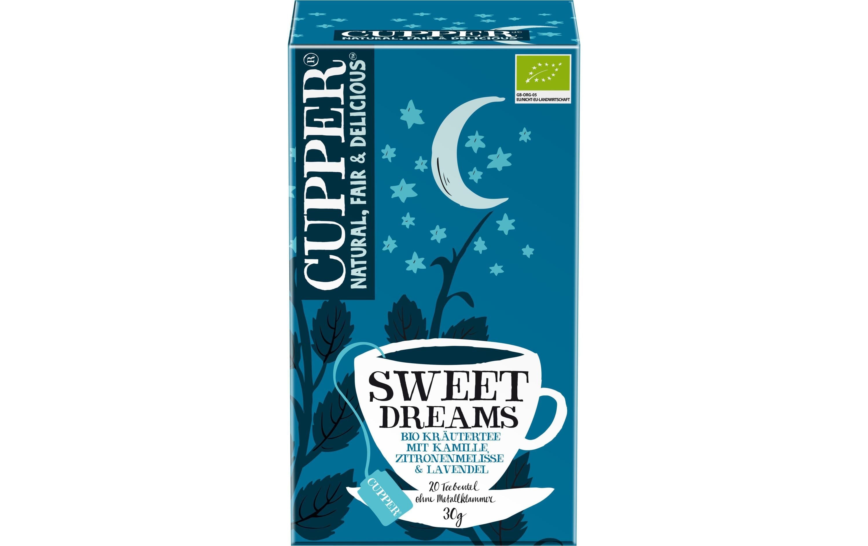Cupper Teebeutel Bio Sweet Dreams Kräutertee 20 x 1.5 g