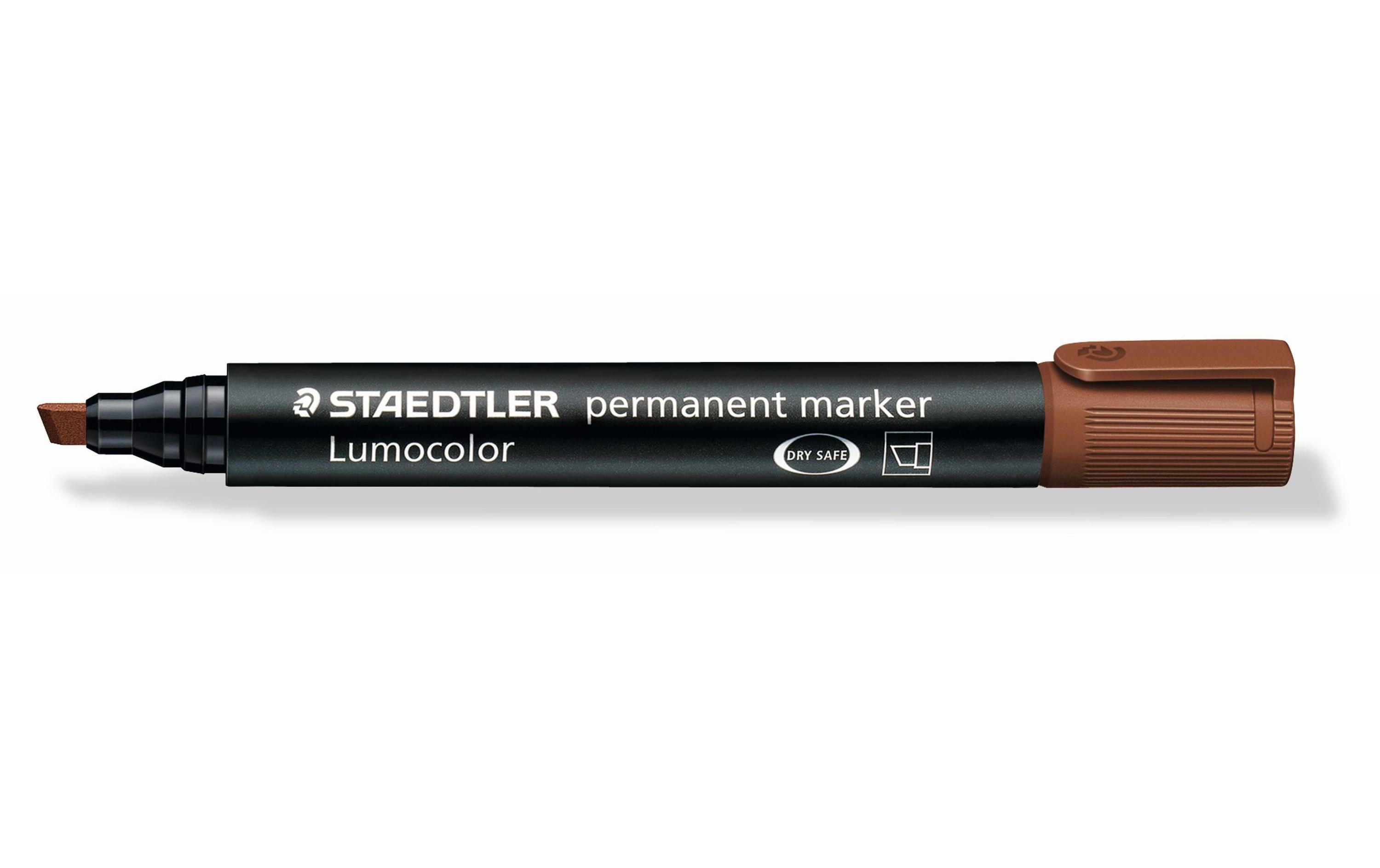Staedtler Permanent-Marker Lumocolor 350 Braun, permanent