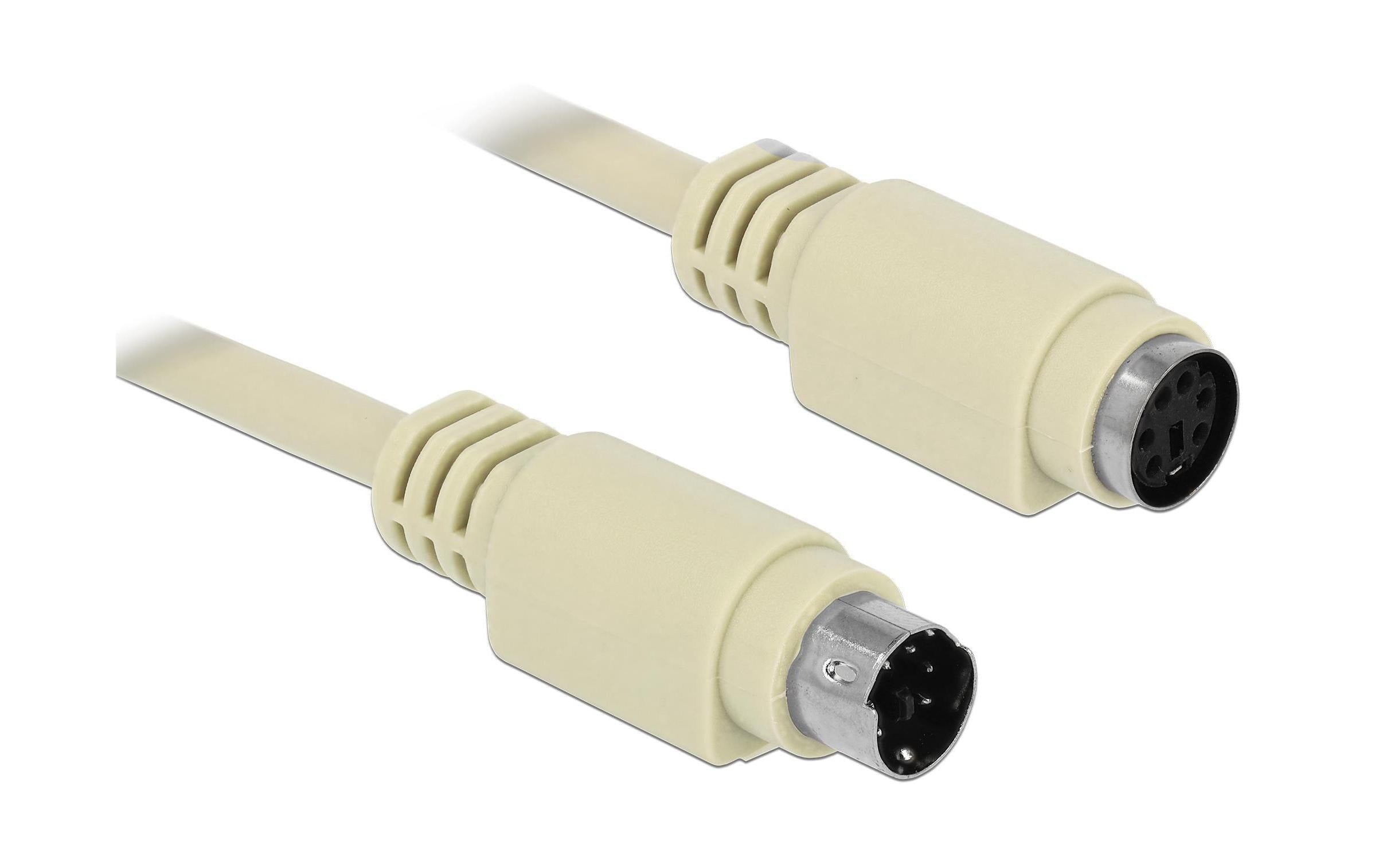 Delock Verlängerungskabel PS/2 - PS/2 (m-f) 1.8 m