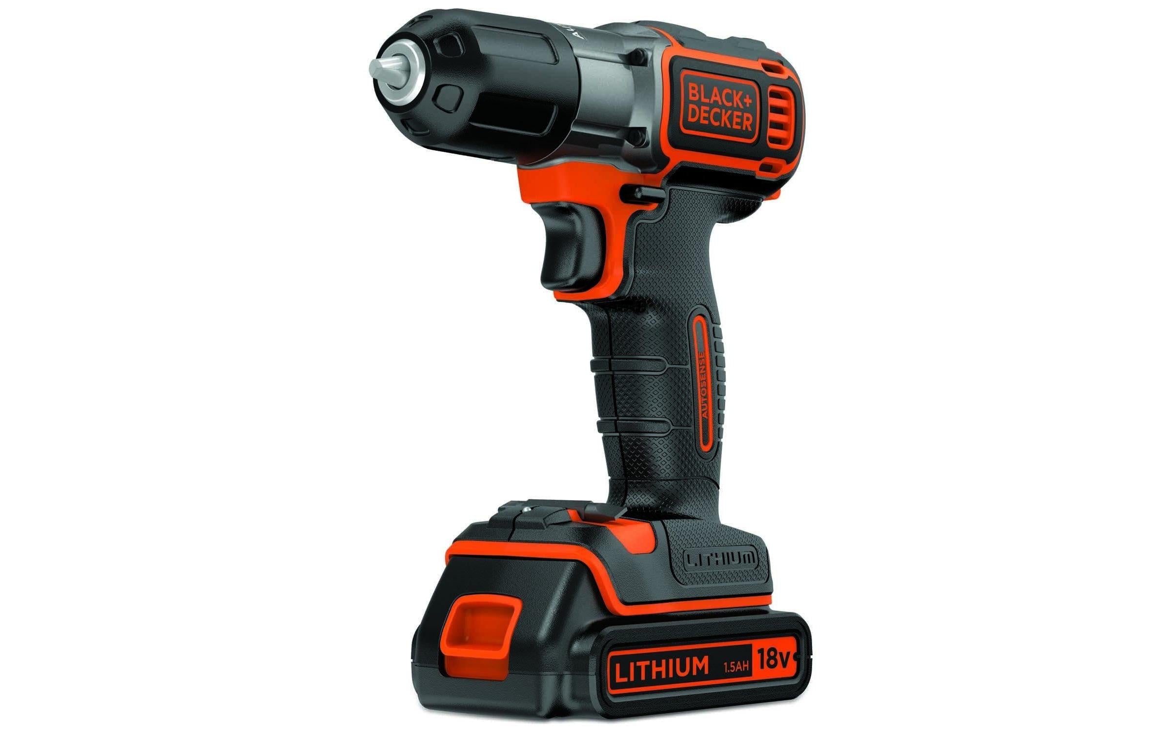 BLACK+DECKER Akku-Bohrschrauber ASD18K Autosense