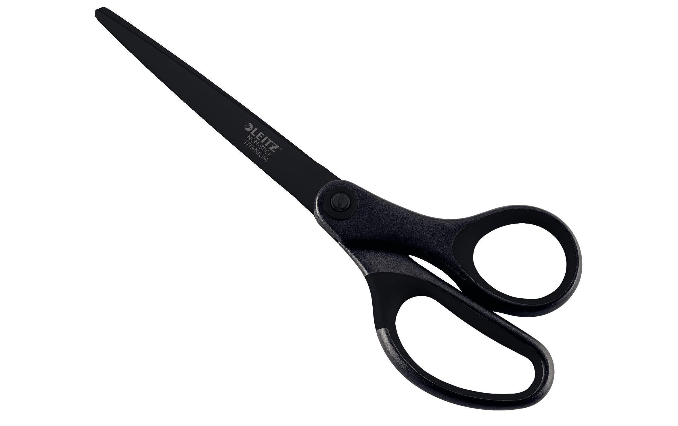 Leitz Schere Titan Anti-Haft 18 cm, Schwarz
