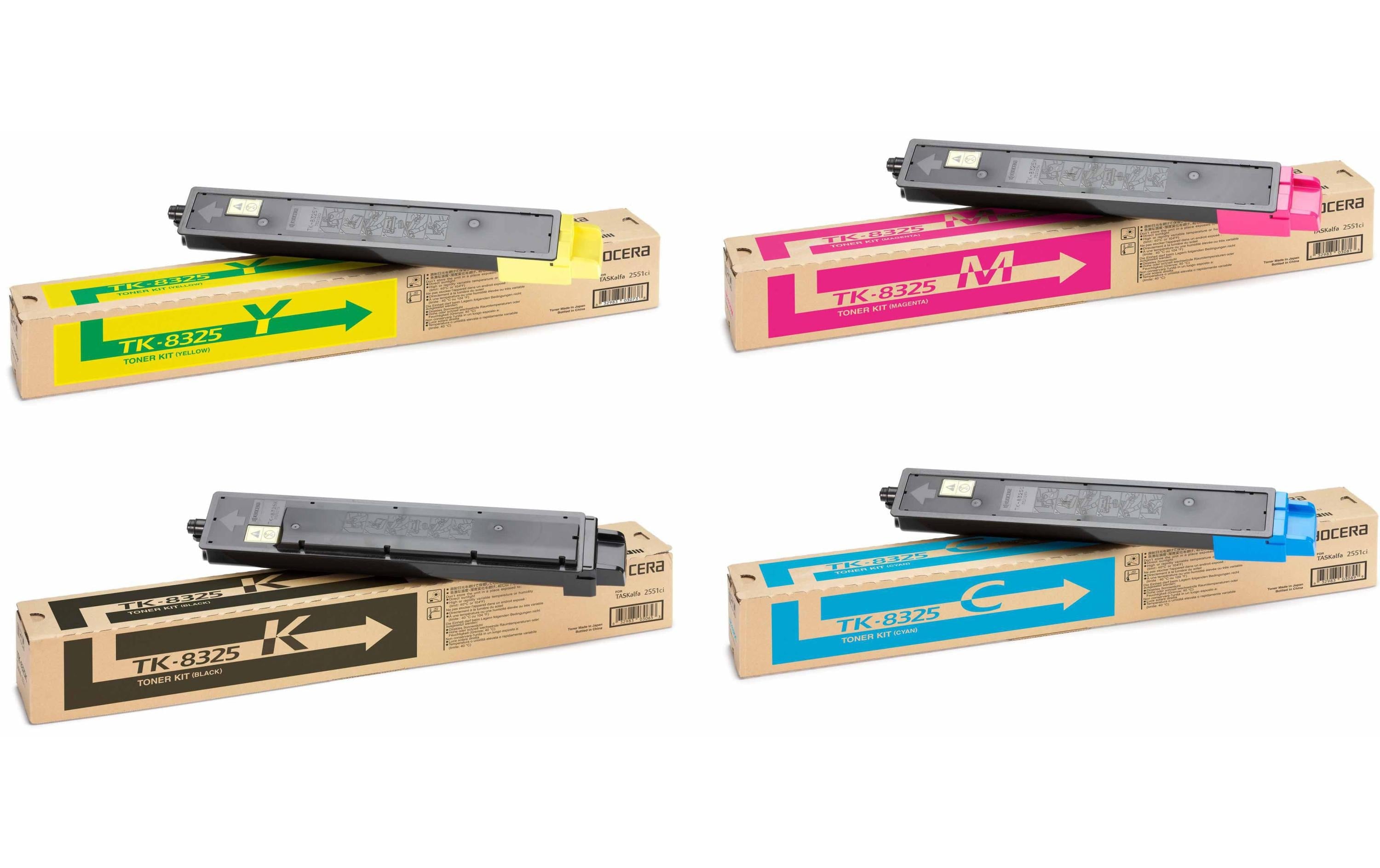 Kyocera Toner TK-8325 KIT Black/Cyan/Magenta/Yellow