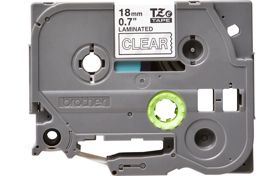 Brother Beschriftungsband TZe-145 Weiss auf Transparent