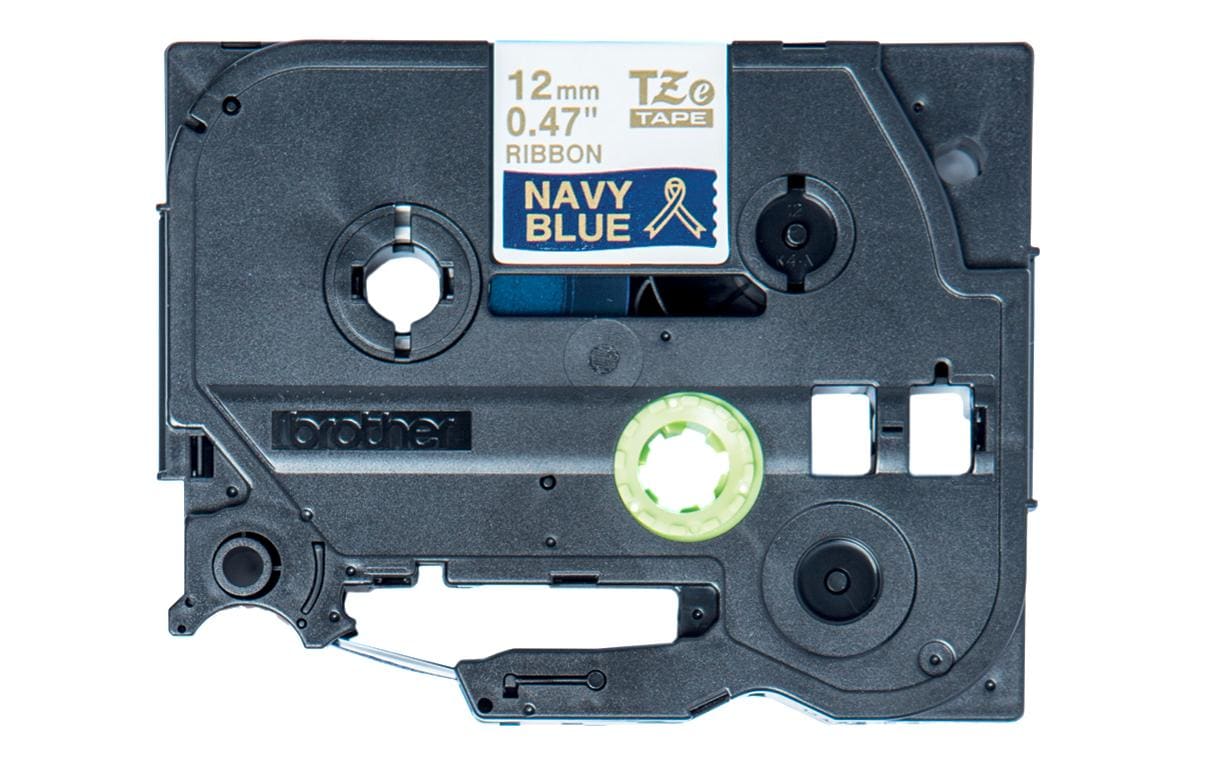 Brother Beschriftungsband TZe-RN34 Gold auf Blau