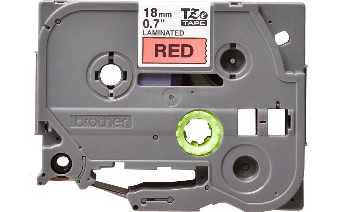 Brother Beschriftungsband TZe-441 Schwarz auf Rot