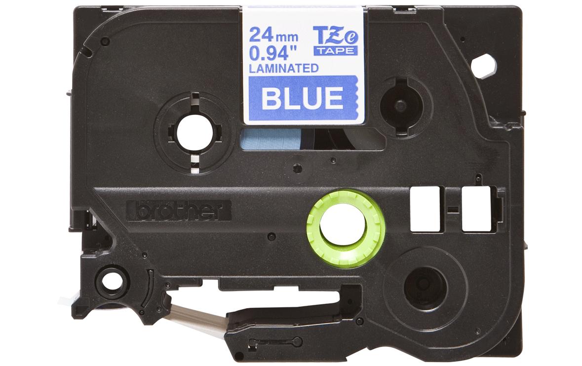 Brother Beschriftungsband TZe-555 Weiss auf Blau