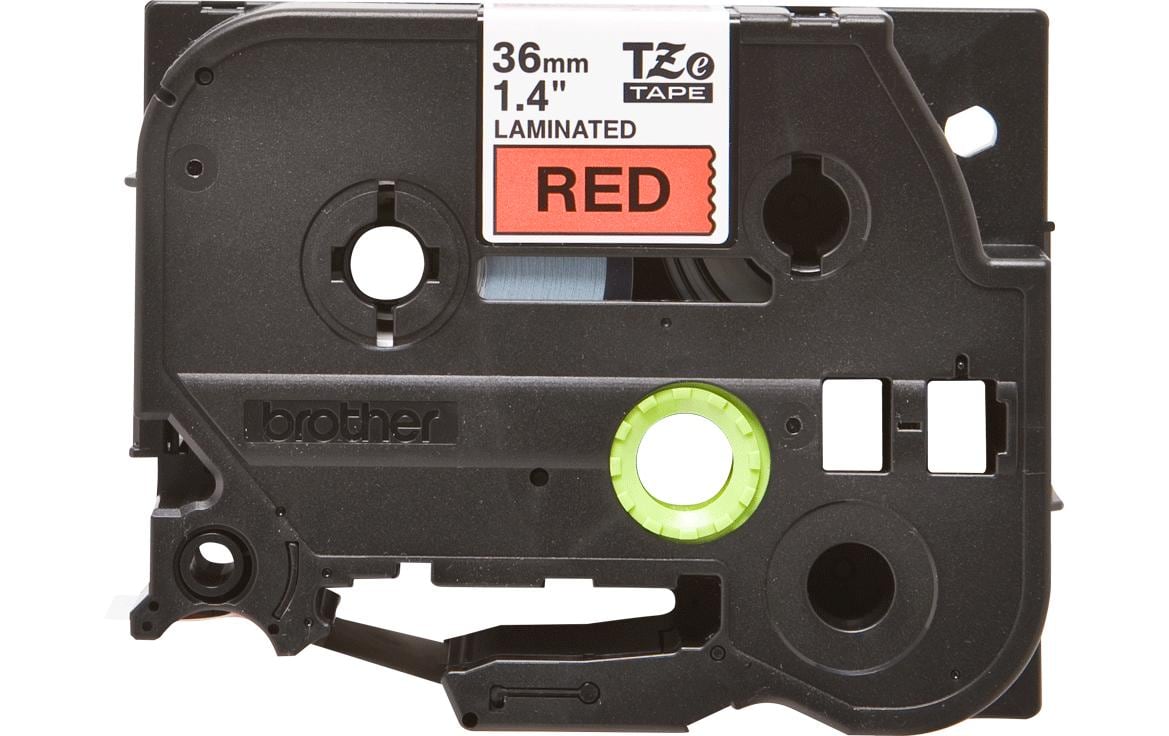 Brother Beschriftungsband TZe-461 Schwarz auf Rot