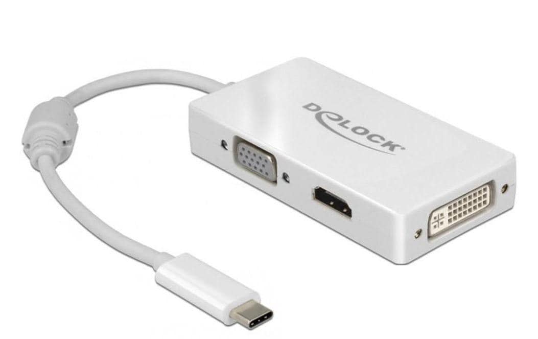 Delock Multiadapter 63924   USB-C - DVI-D/HDMI/VGA