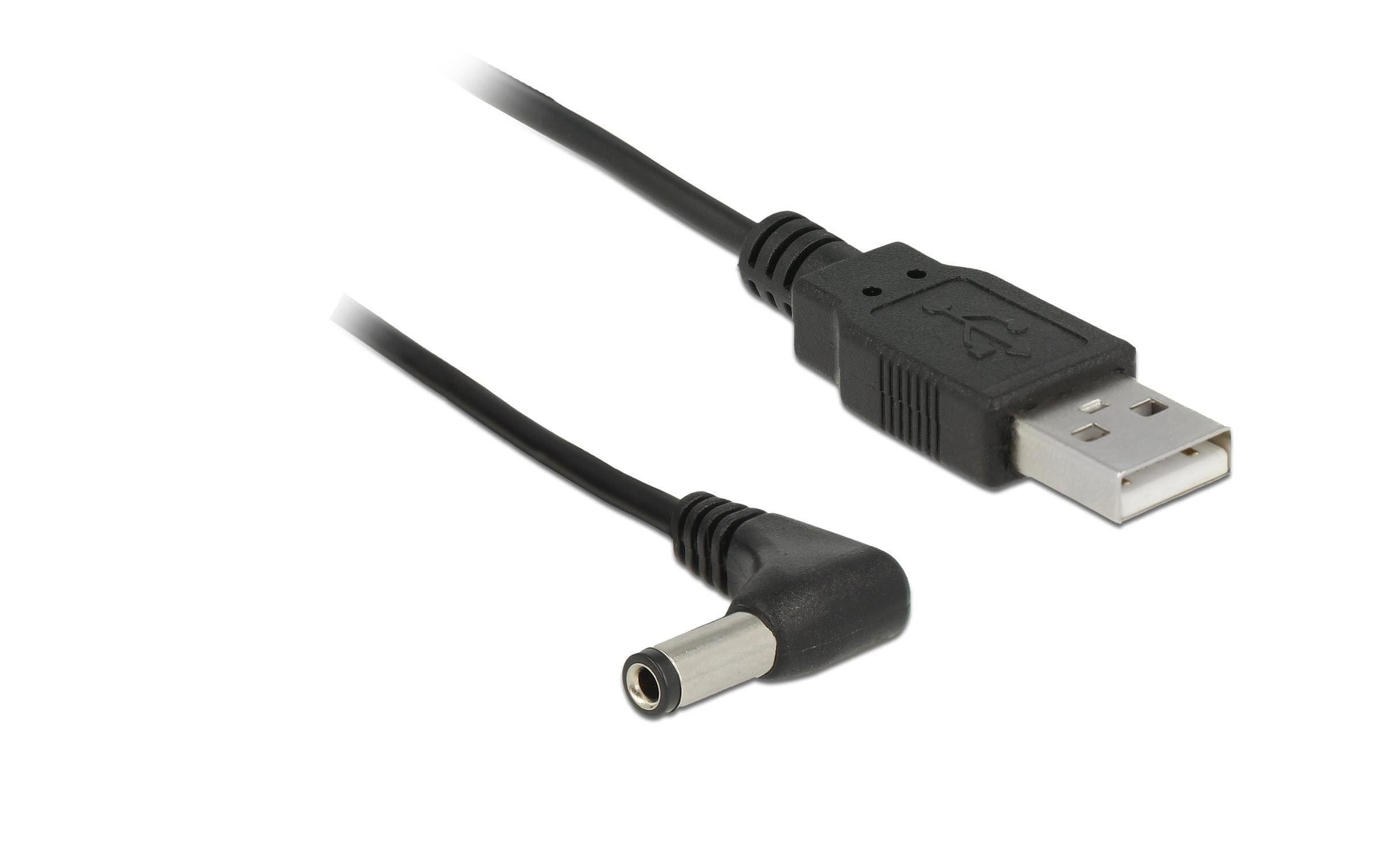 Delock USB-Stromkabel Hohlstecker 5.5/2.5mm USB A - Spezial 1.5 m