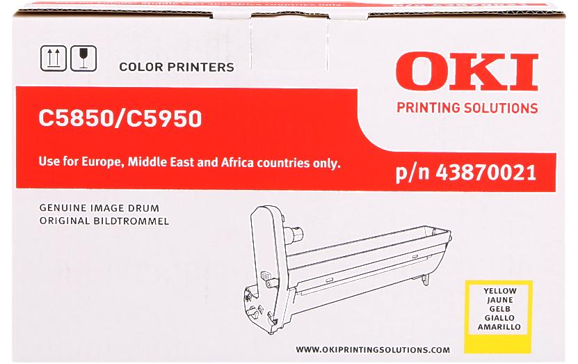 OKI Trommel 43870021 Yellow