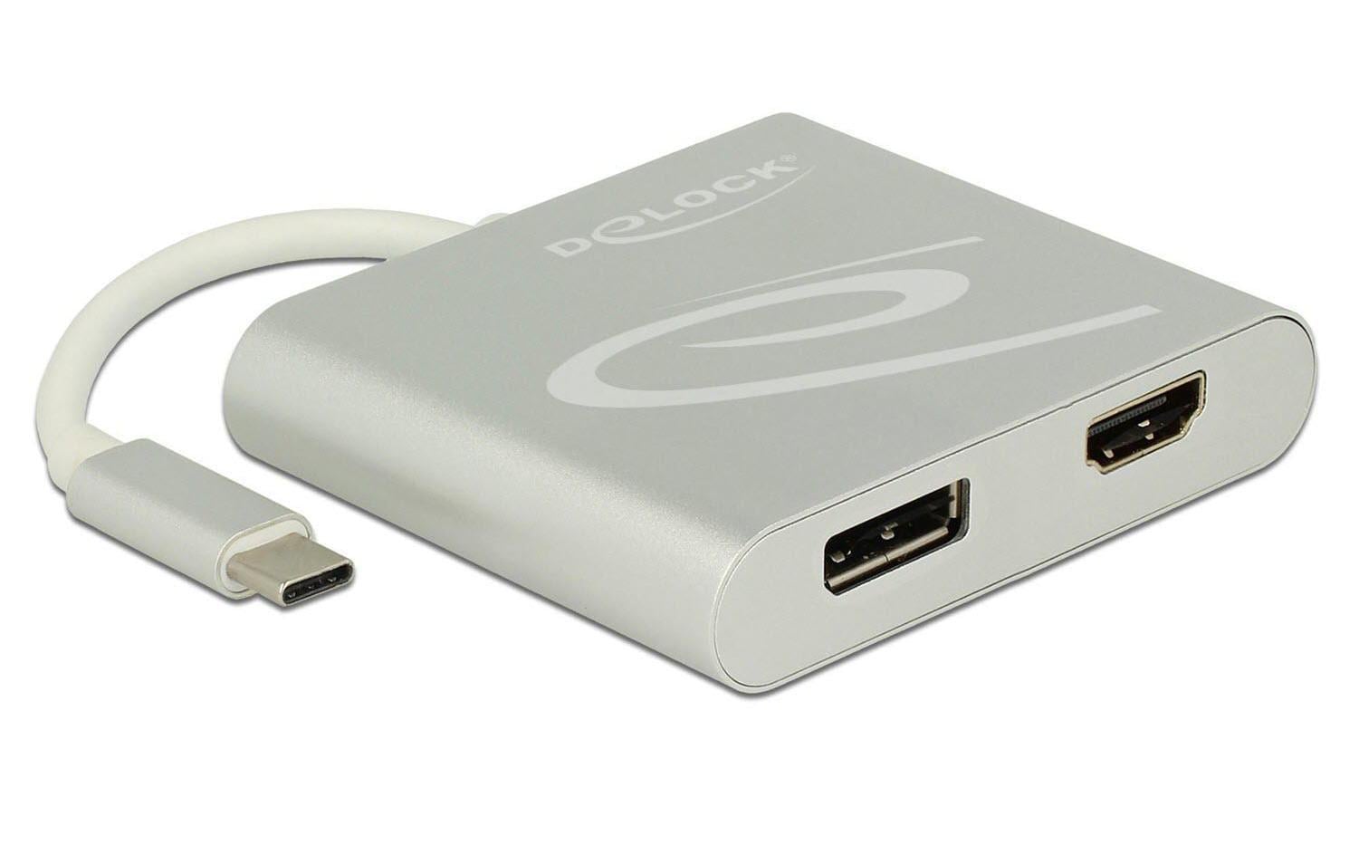 Delock Multiadapter 4K, 30 Hz USB Type-C - HDMI/DisplayPort