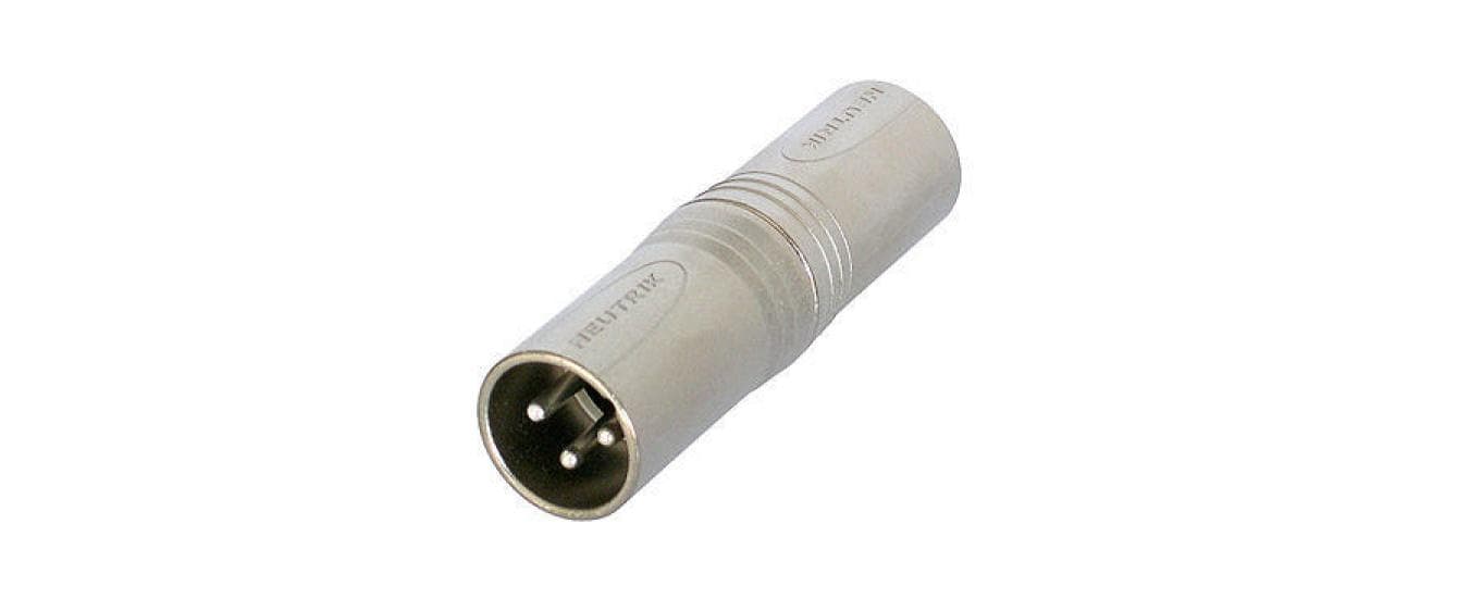 Neutrik Audio-Adapter NA3MM XLR 3 Pole, male - XLR 3 Pole, male