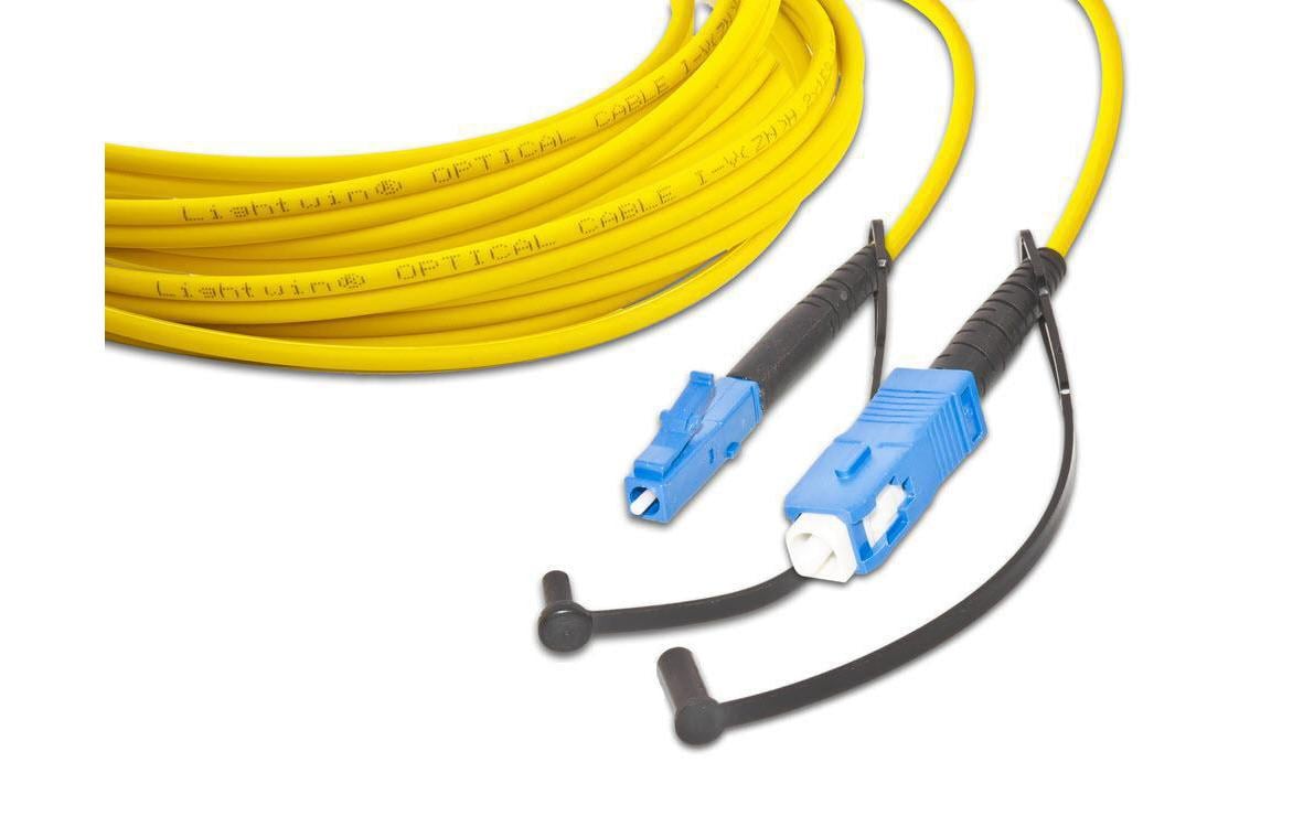 Lightwin LWL-Patchkabel Singlemode LC – SC, OS2, Simplex, 3 m