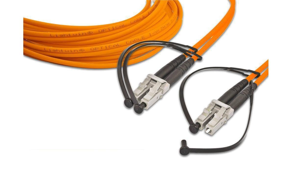 Lightwin LWL-Patchkabel Multimode LC – LC, OM2, Duplex, 5 m