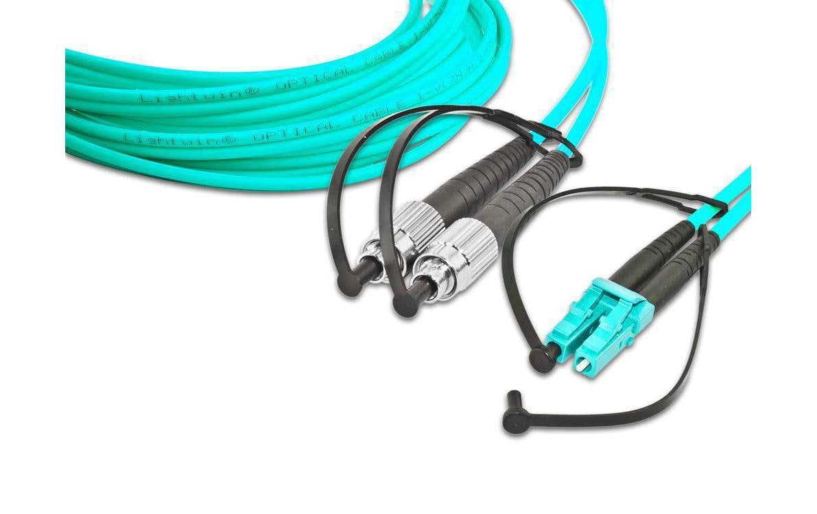 Lightwin LWL-Patchkabel Multimode FC – LC, OM3, Duplex, 3 m