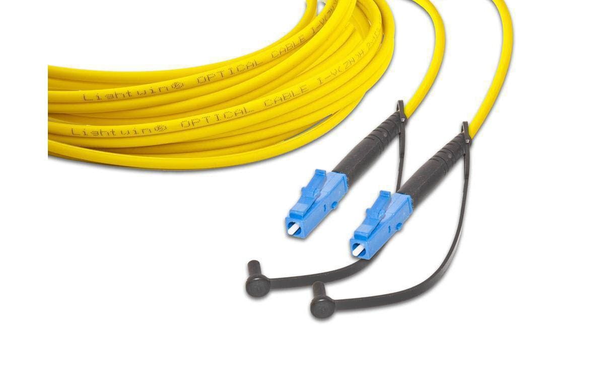 Lightwin LWL-Patchkabel Singlemode LC – LC, OS2, Simplex, 10 m