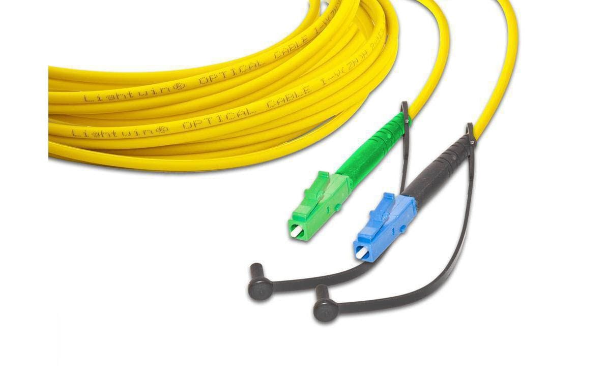 Lightwin LWL-Patchkabel Singlemode LC/APC – LC, OS2, Simplex, 3 m