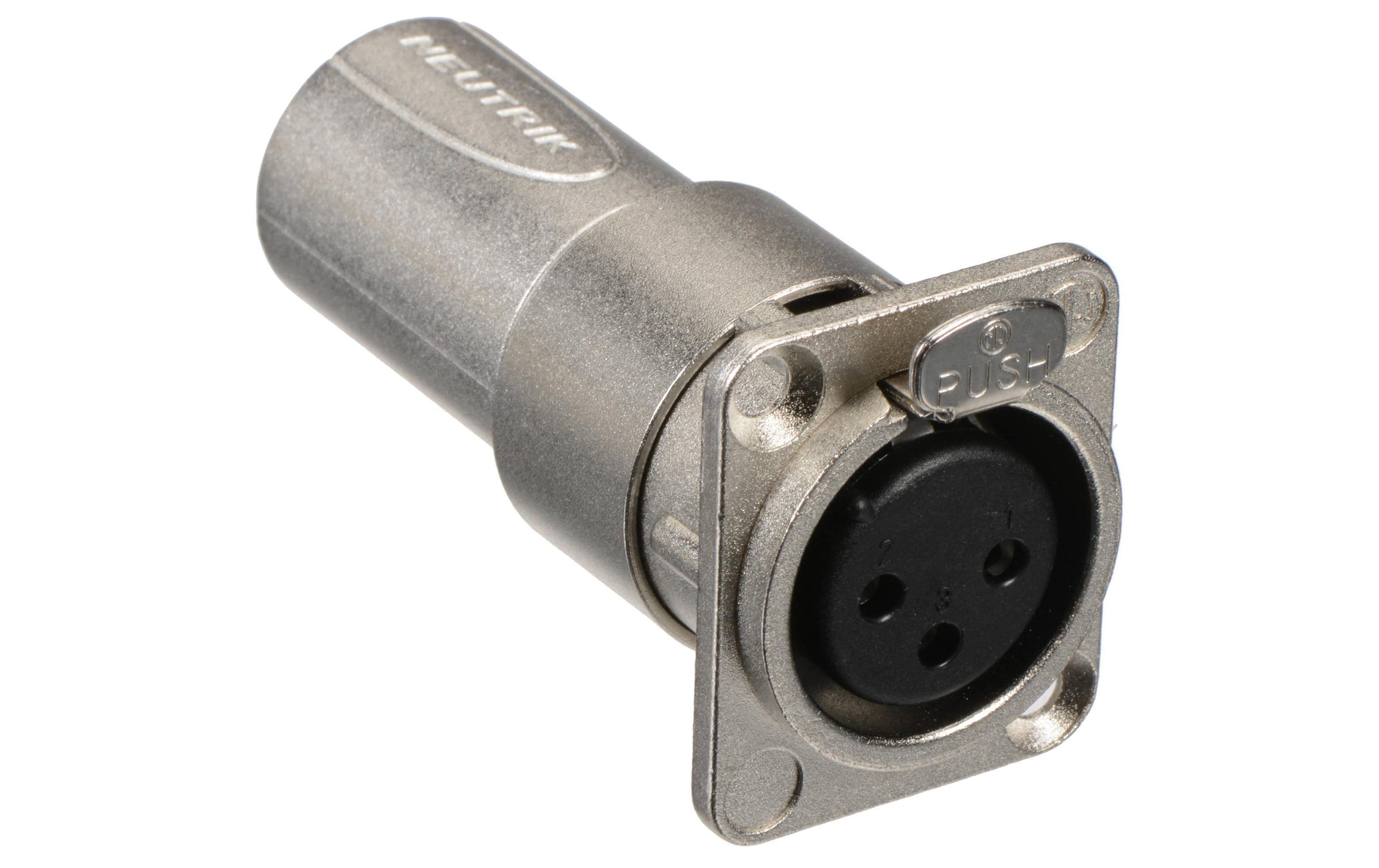 Neutrik Audio-Adapter NA3FDM XLR 3 Pole, female - XLR 3 Pole, male