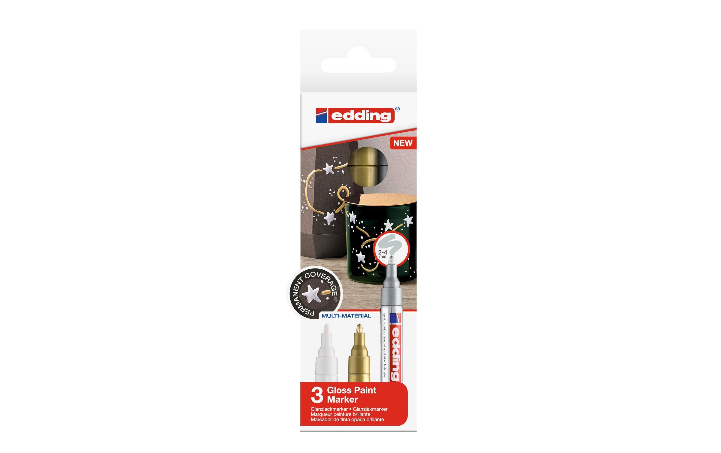 edding Lackmarker 750 CREA 3 Stück