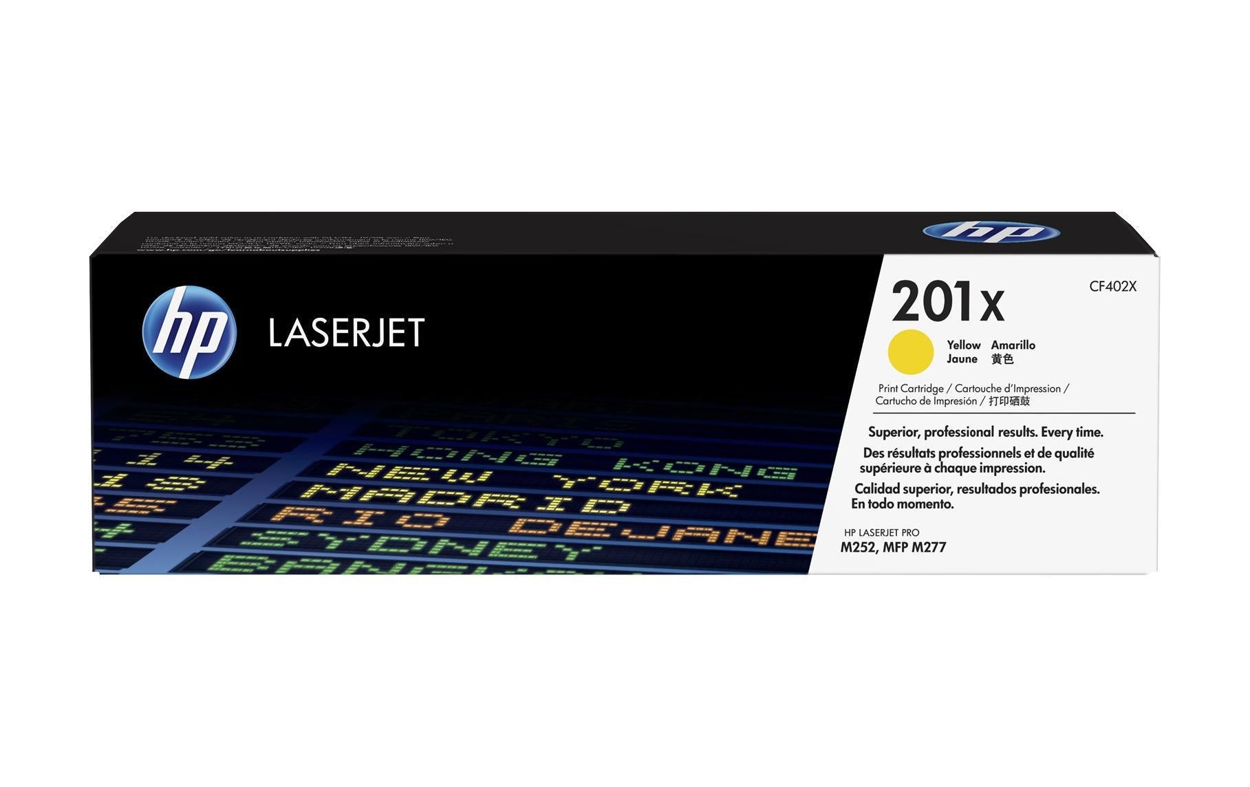 HP Toner Nr. 201X (CF402X) Yellow