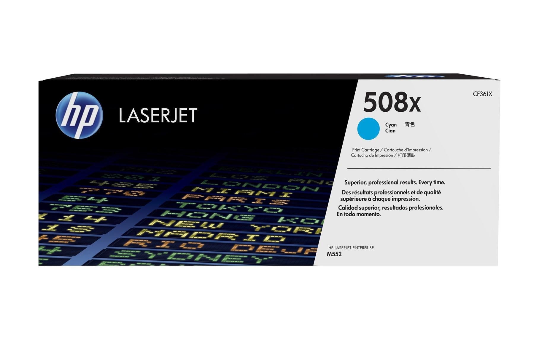HP Toner Nr. 508X (CF361X) Cyan