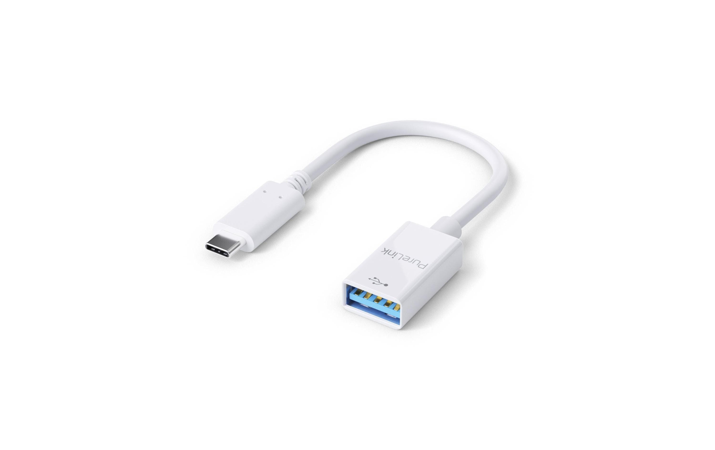 PureLink USB 3.1 Adapter IS230 USB-C Stecker - USB-A Buchse, weiss