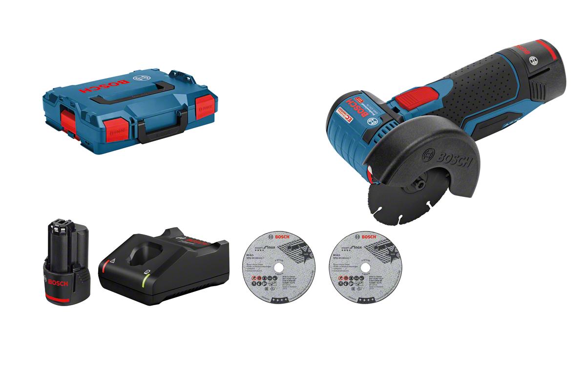 Bosch Professional Winkelschleifer GWS 12 V-76 V-EC Kit