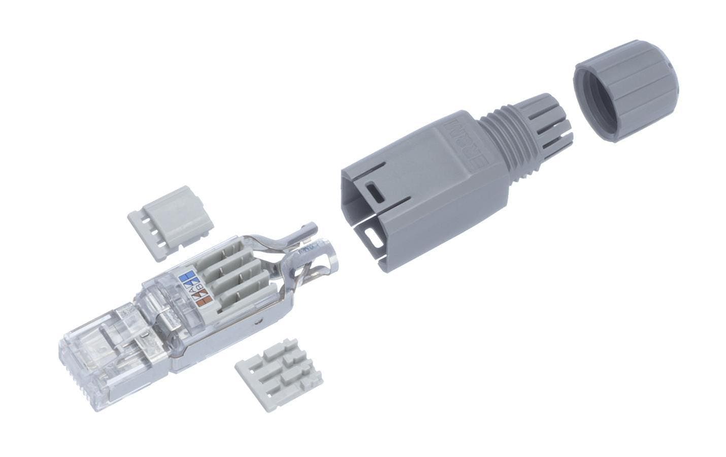 R&M Stecker RJ45 Cat. 5e Feldkonfektion