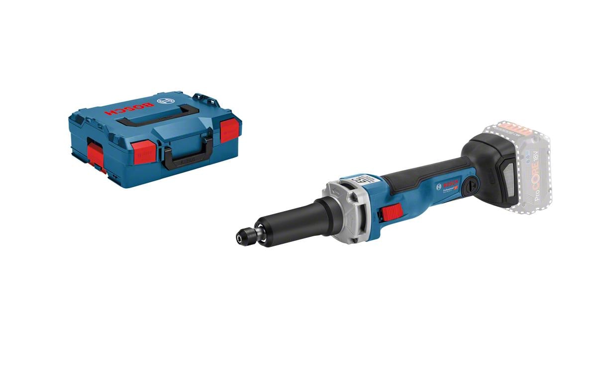 Bosch Professional Akku-Geradschleifer GGS 18 V-23 PLC Solo, L-Boxx