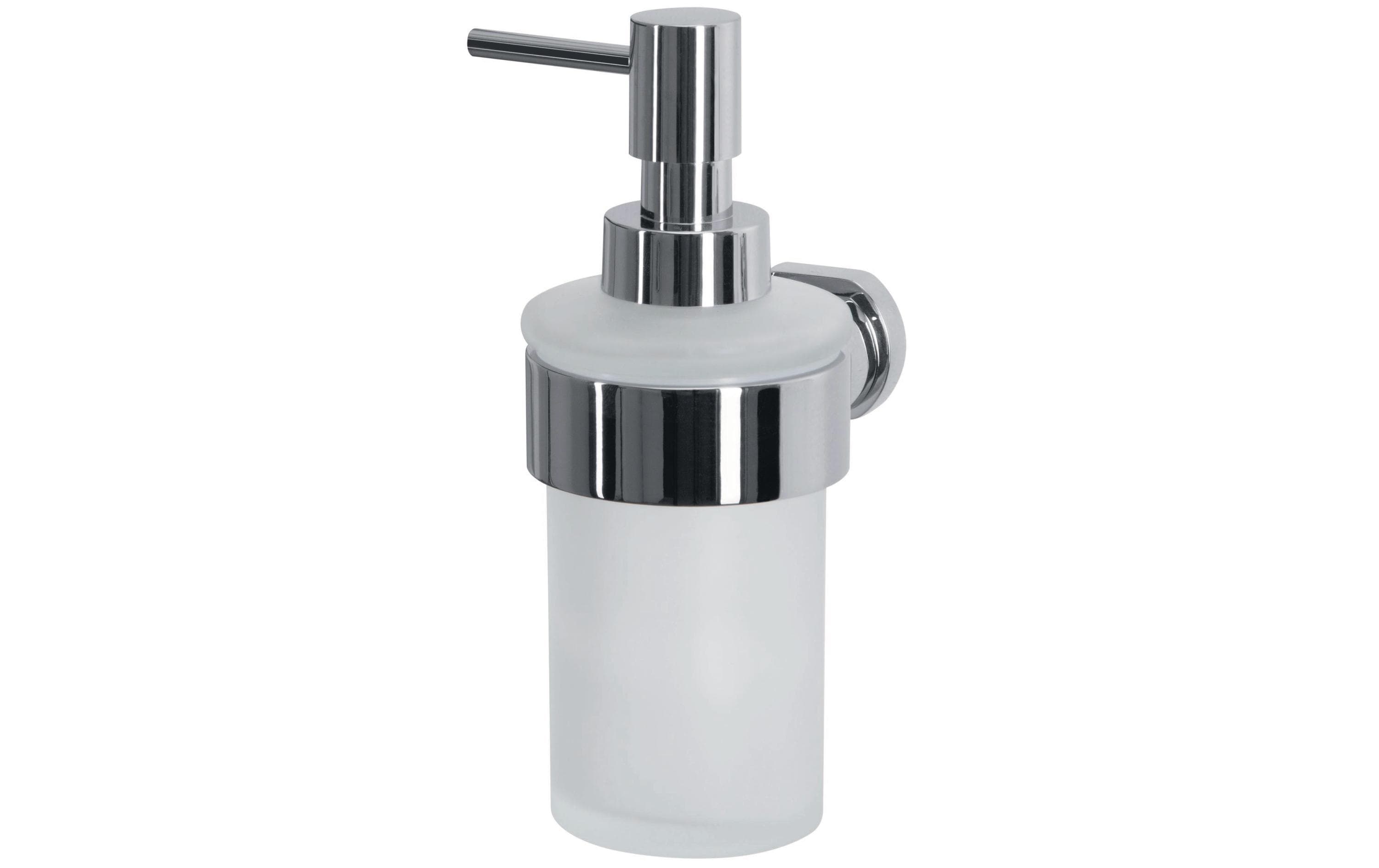 spirella Seifenspender Milo 200 ml, Silber/Weiss