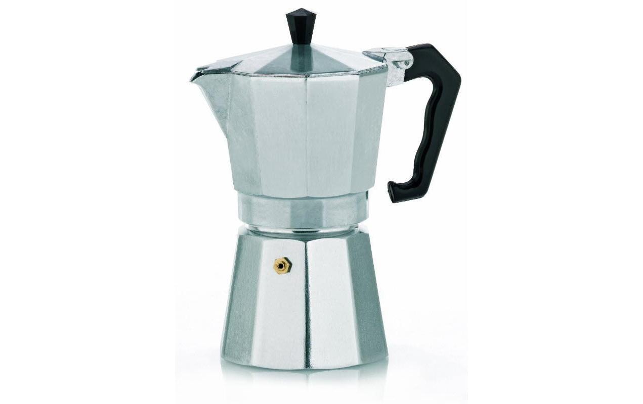 Kela Espressokocher Italia 3 Tassen, Silber