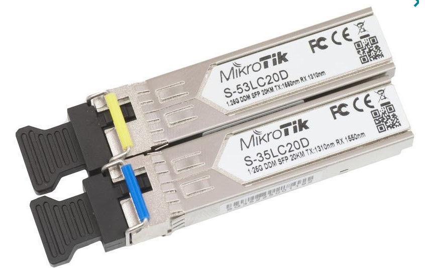 MikroTik SFP Modul Set S-3553LC20D LX-LR