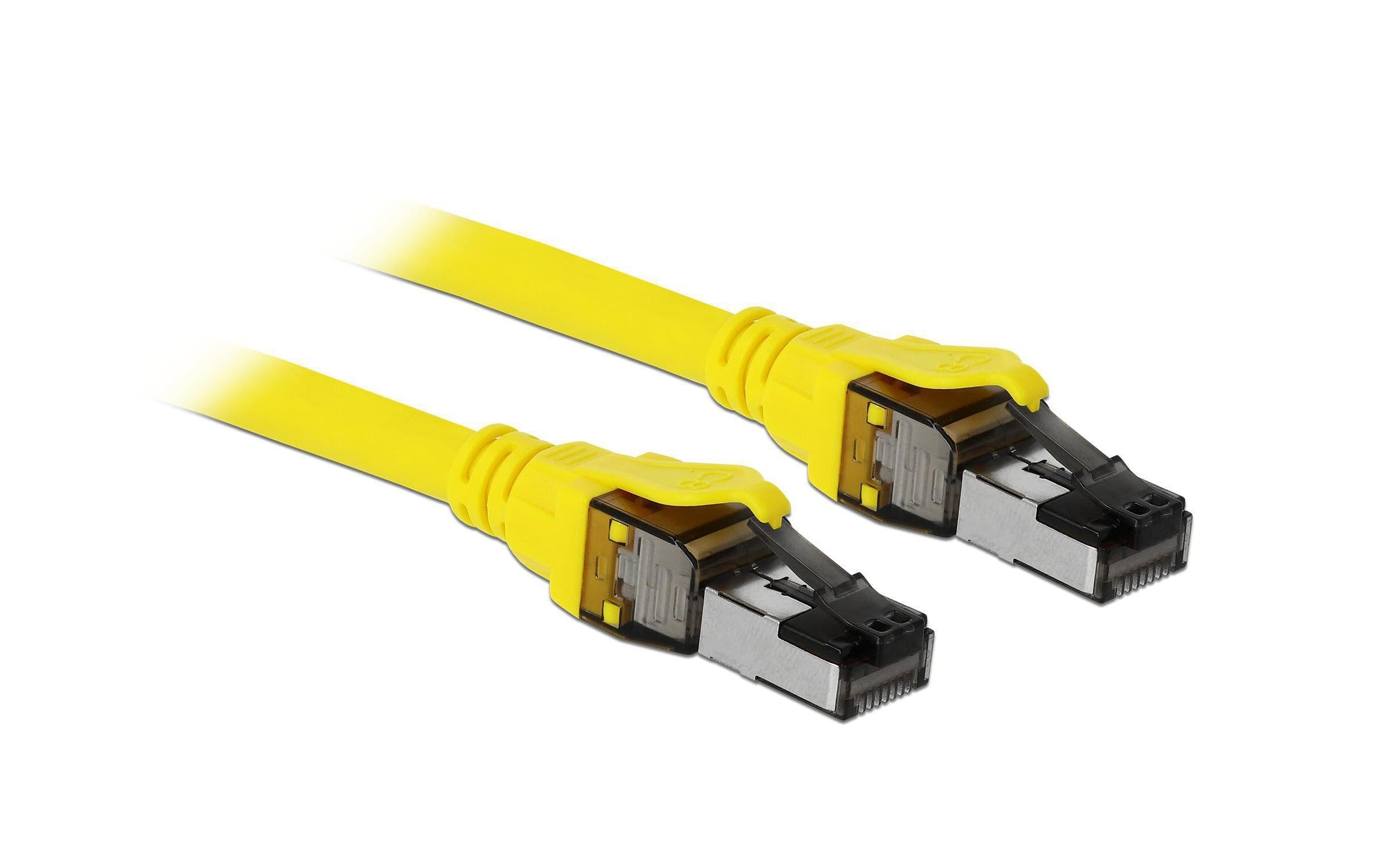 Delock Patchkabel RJ-45 - RJ-45, Cat 8.1, S/FTP, 3 m, Gelb