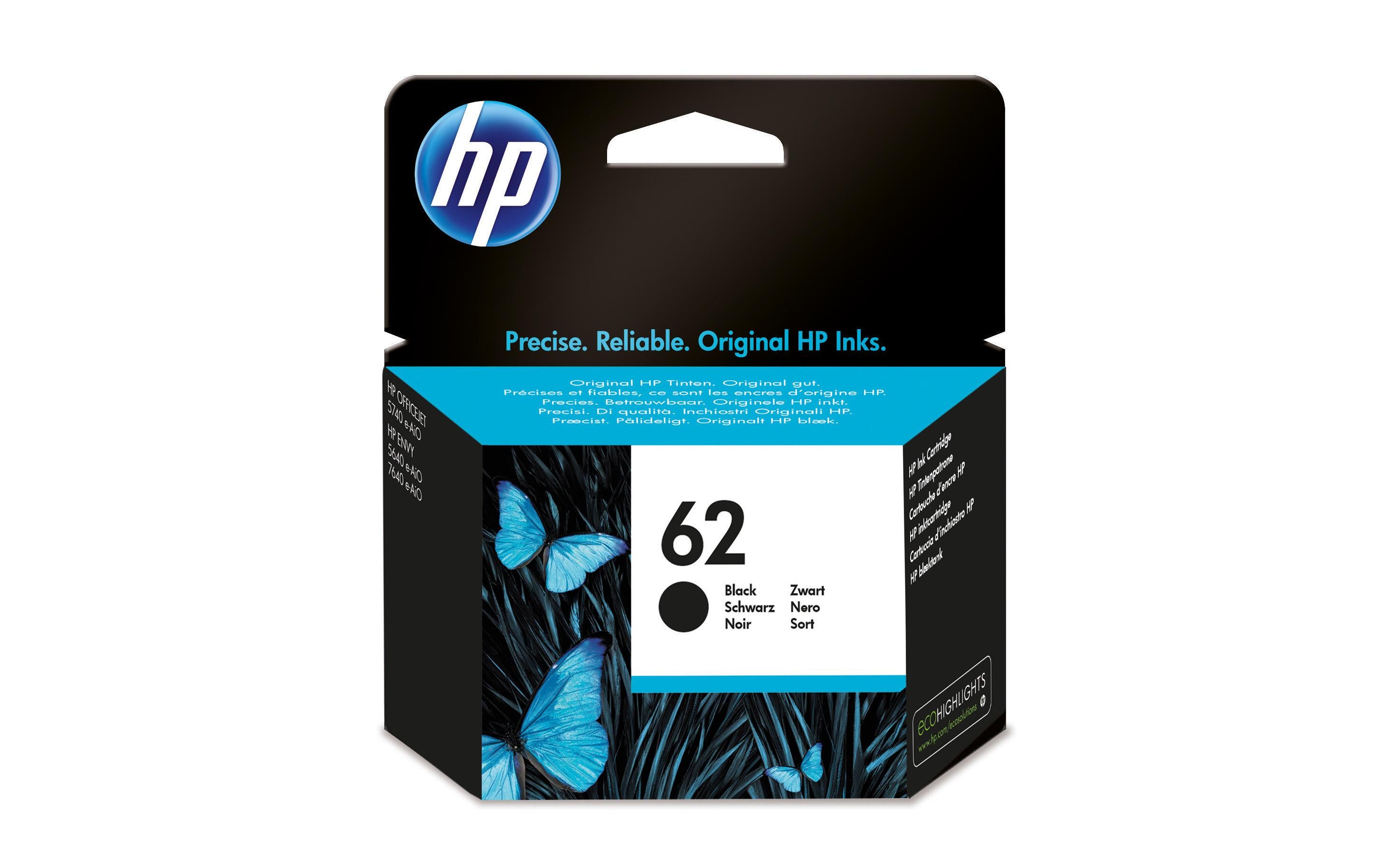 HP Tinte Nr. 62 (C2P04AE) Black