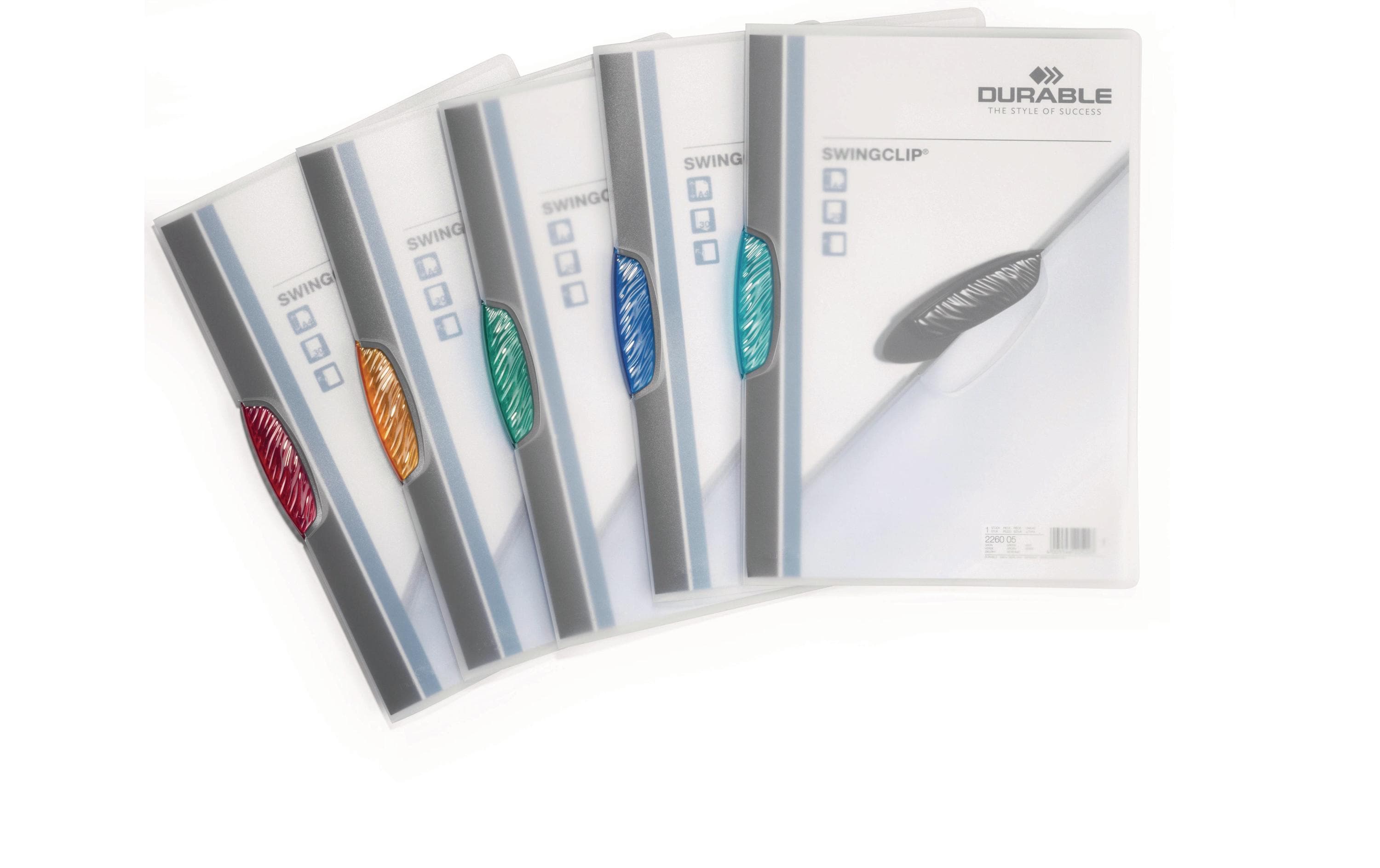 DURABLE Klemmhefter Swingclip A4 5 x Transparent