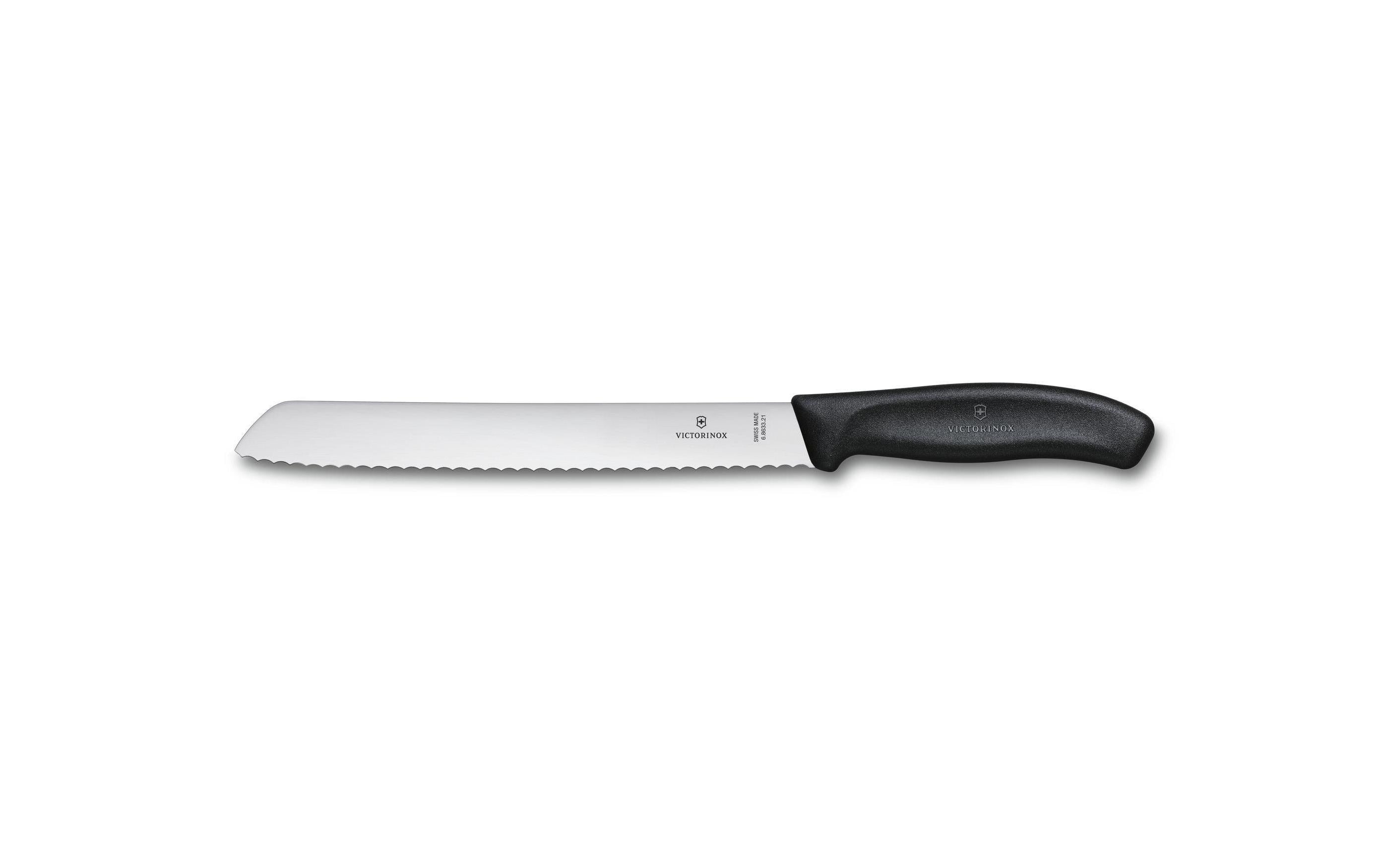 Victorinox Brotmesser Swiss Classic Silber/Schwarz