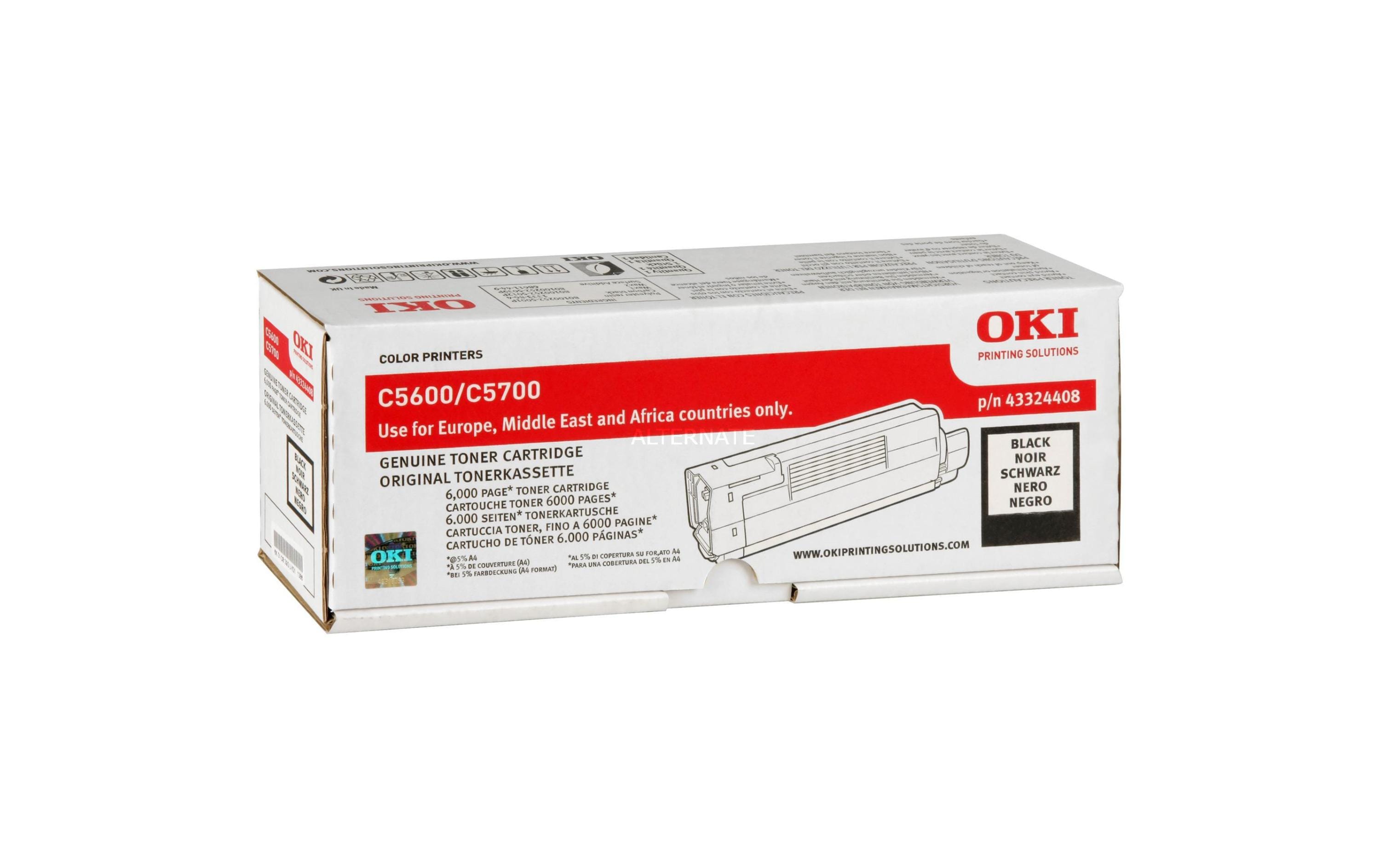 OKI Toner 43324408 Black