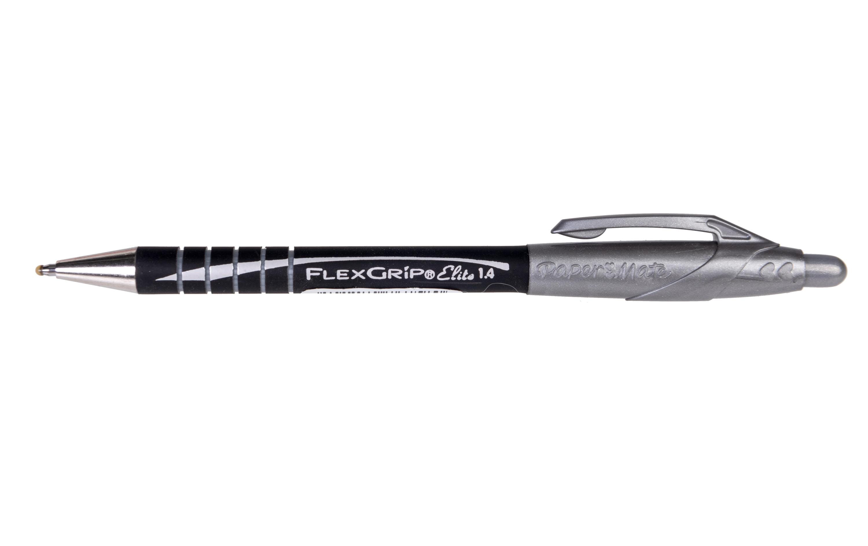 Paper Mate Kugelschreiber Flexgrip Elite 1.4 mm, Schwarz