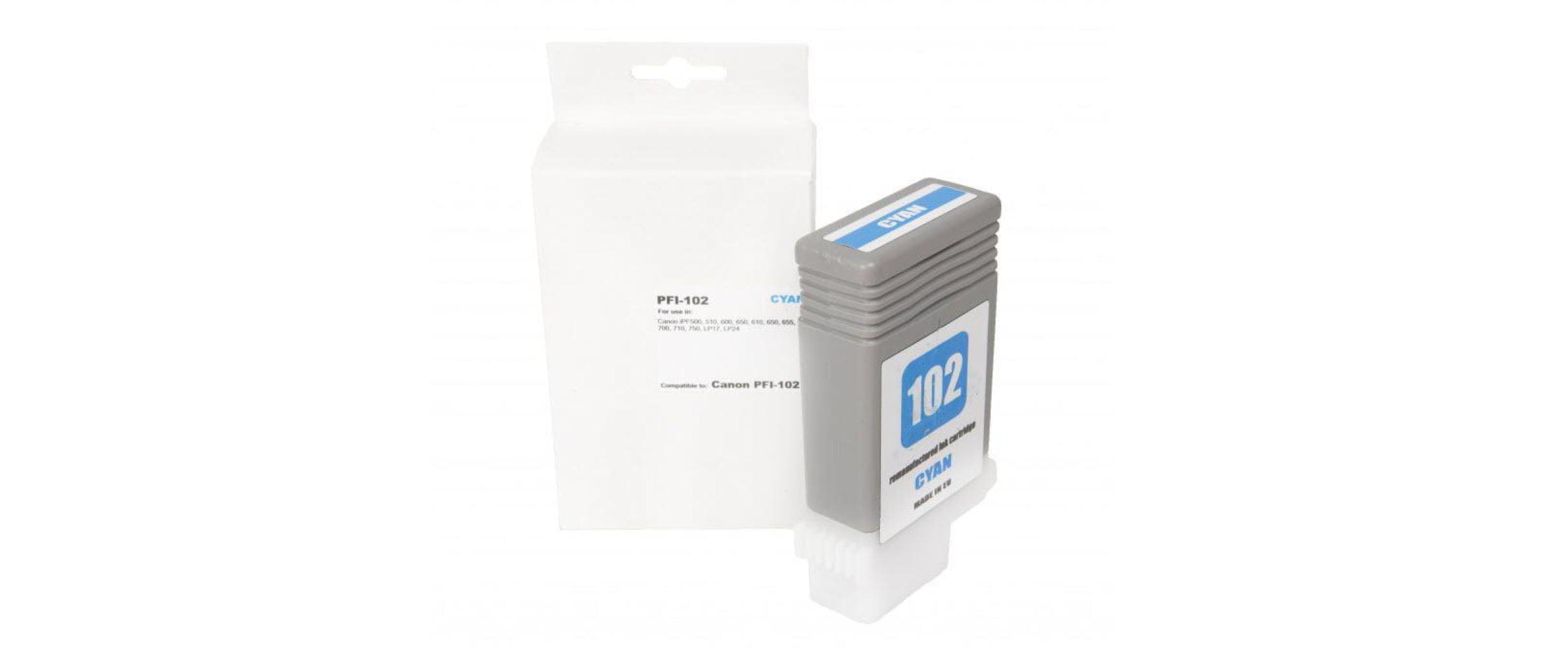 Canon Tinte PFI-102C / 0896B001 Cyan