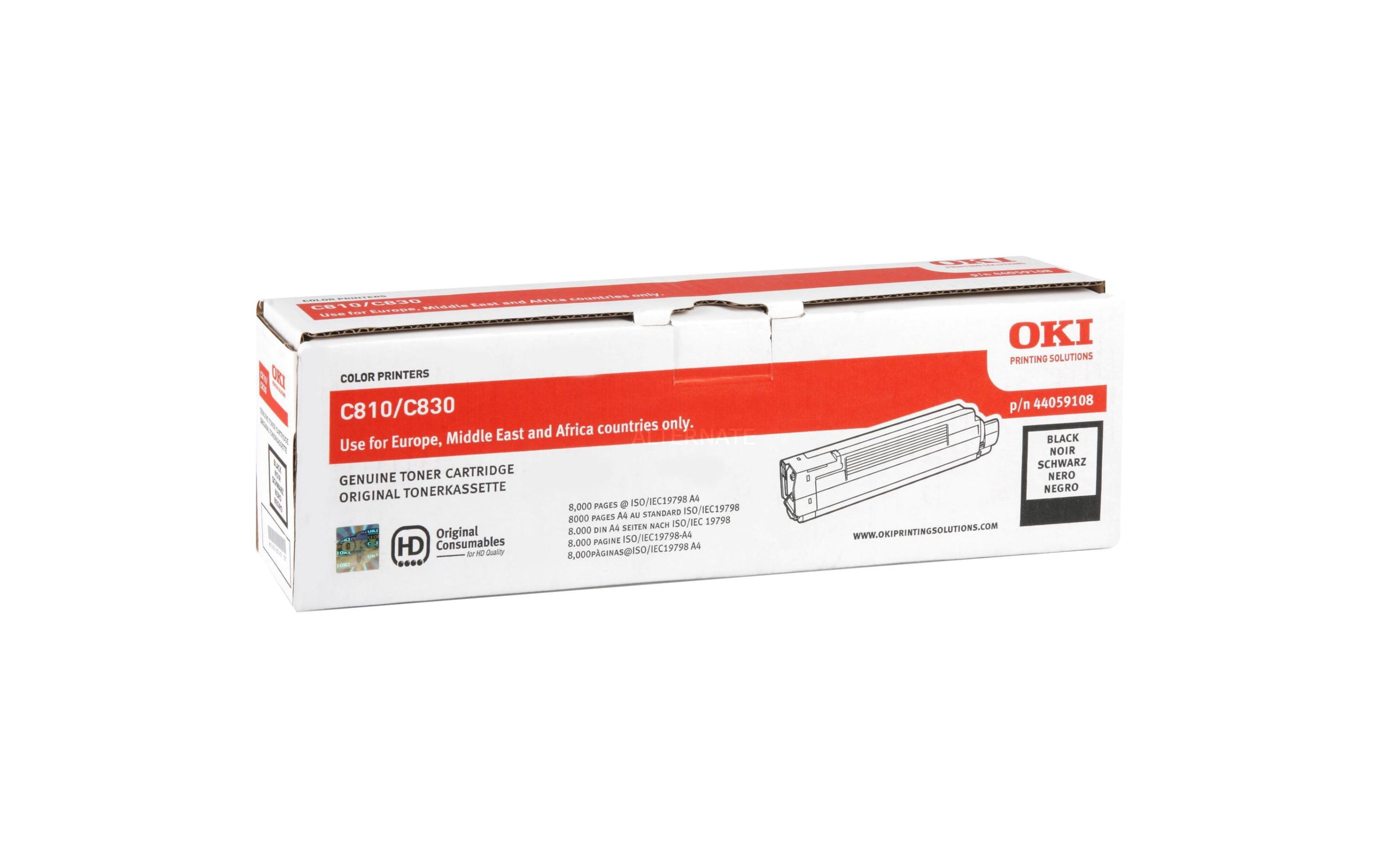 OKI Toner 44059108 Black