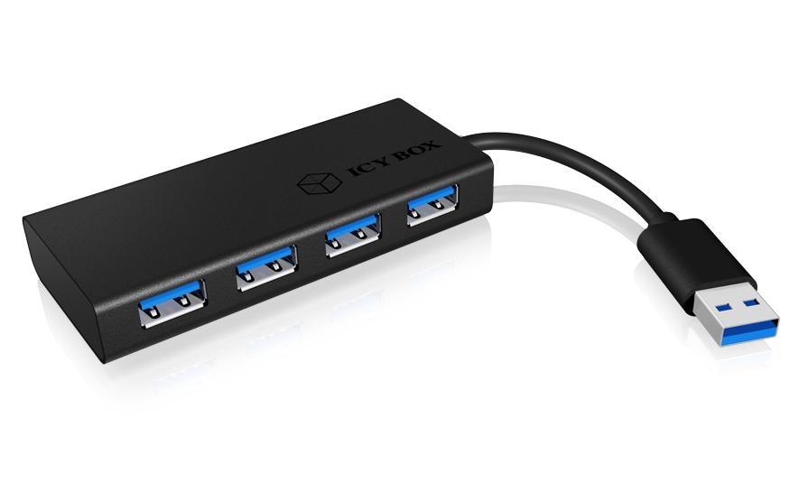 ICY BOX USB-Hub IB-AC6104-B