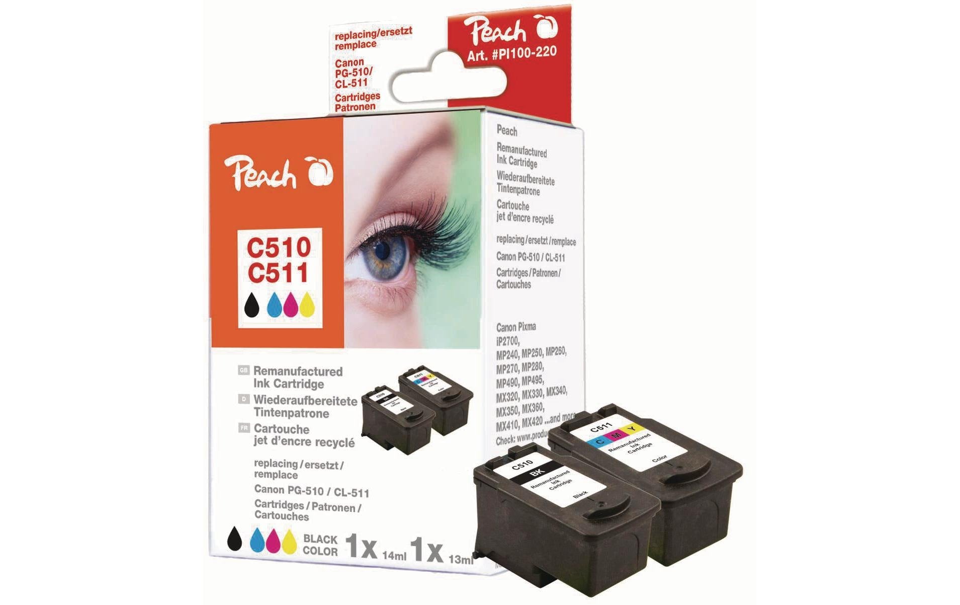 Peach Druckkopf Canon PG-510 / CL-511