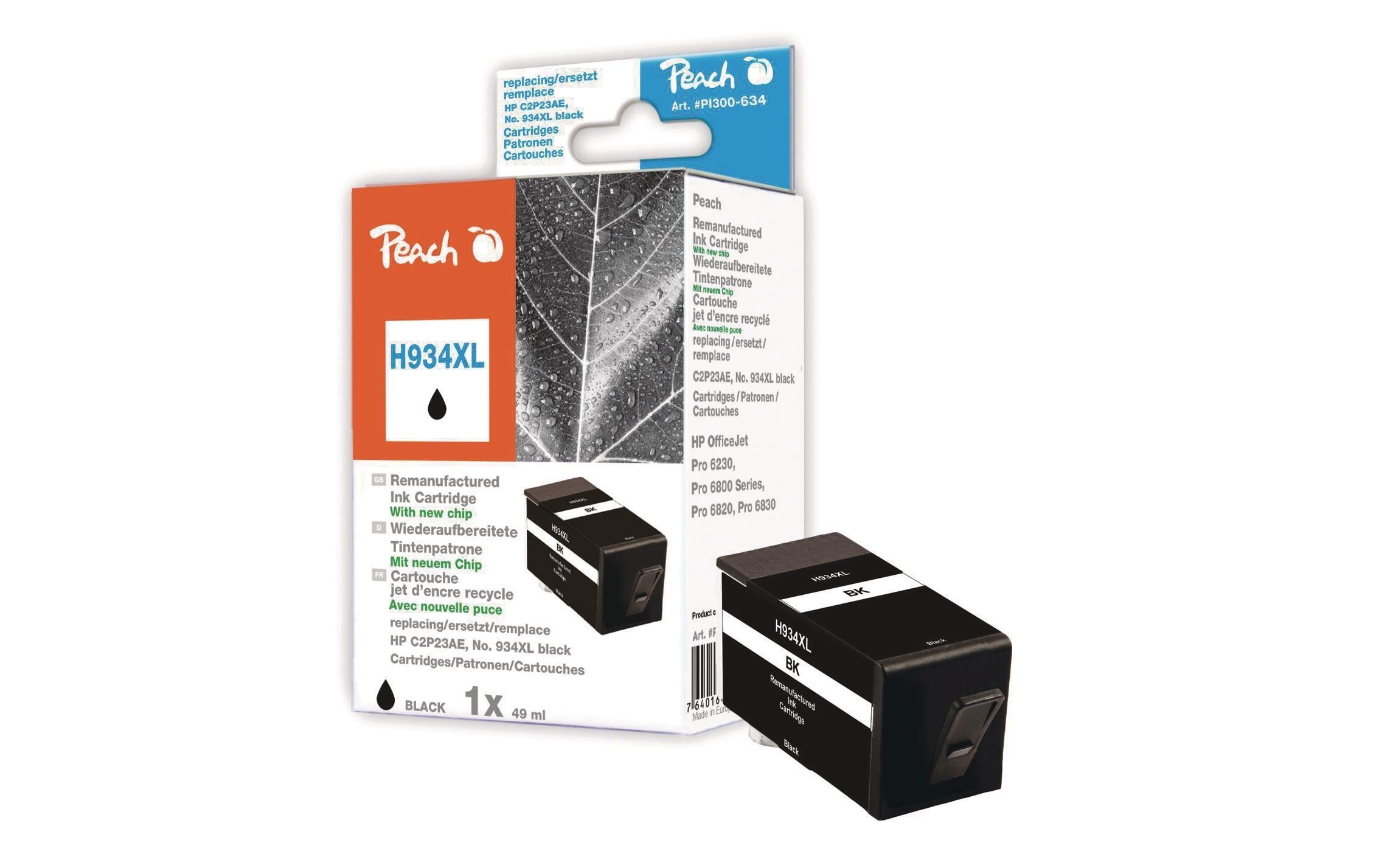 Peach Tinte HP Nr. 934XL (C2P23AE) Black