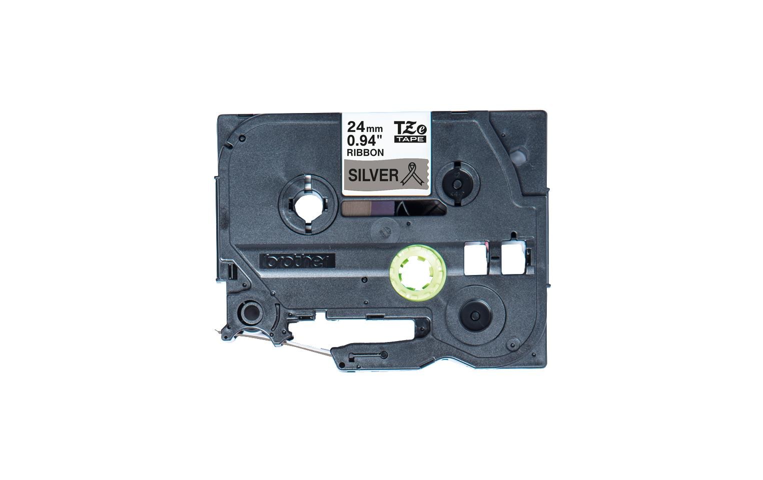 Brother Beschriftungsband TZe-R951 Schwarz auf Silber