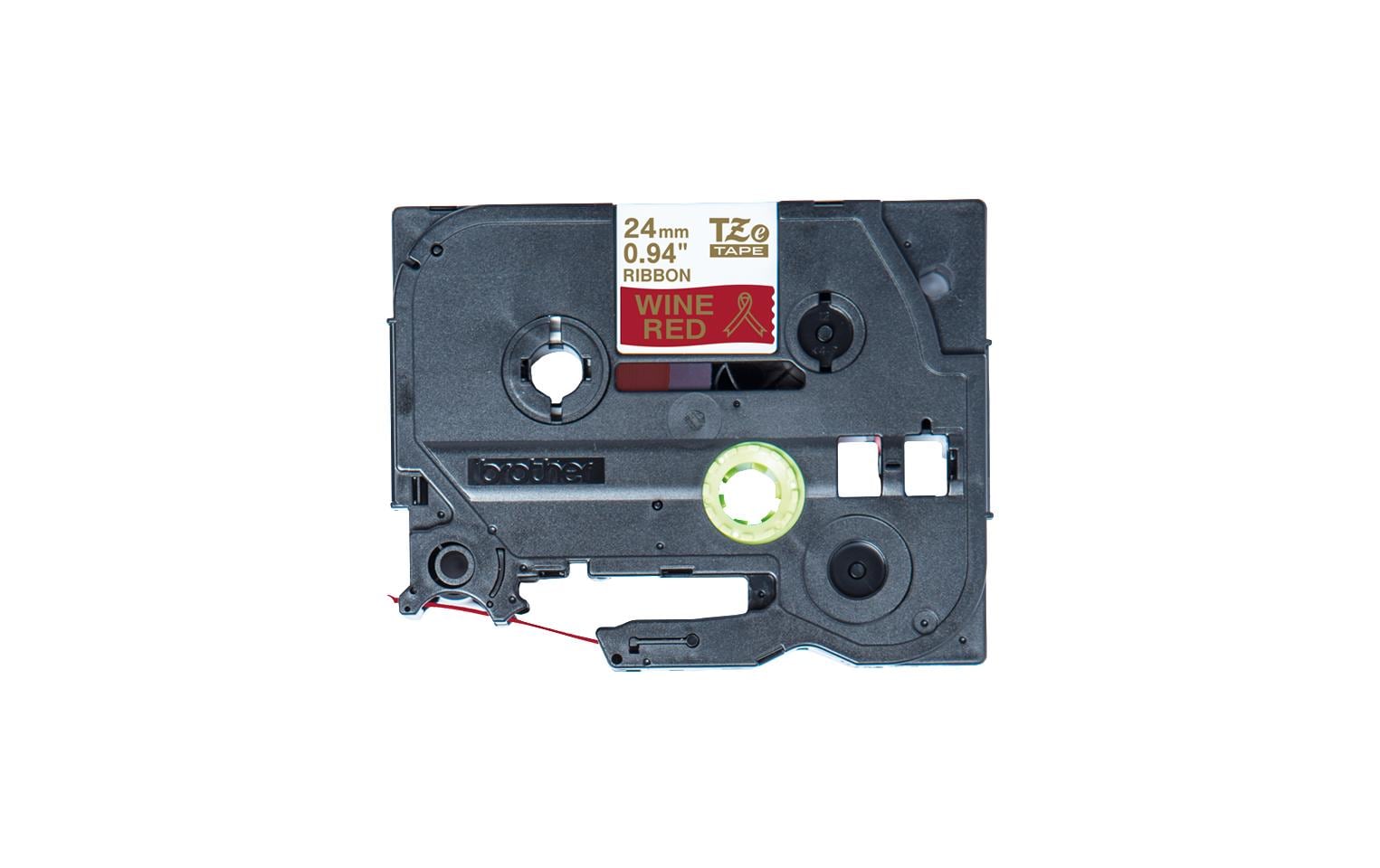 Brother Beschriftungsband TZe-RW54 Gold auf Rot, 24mm