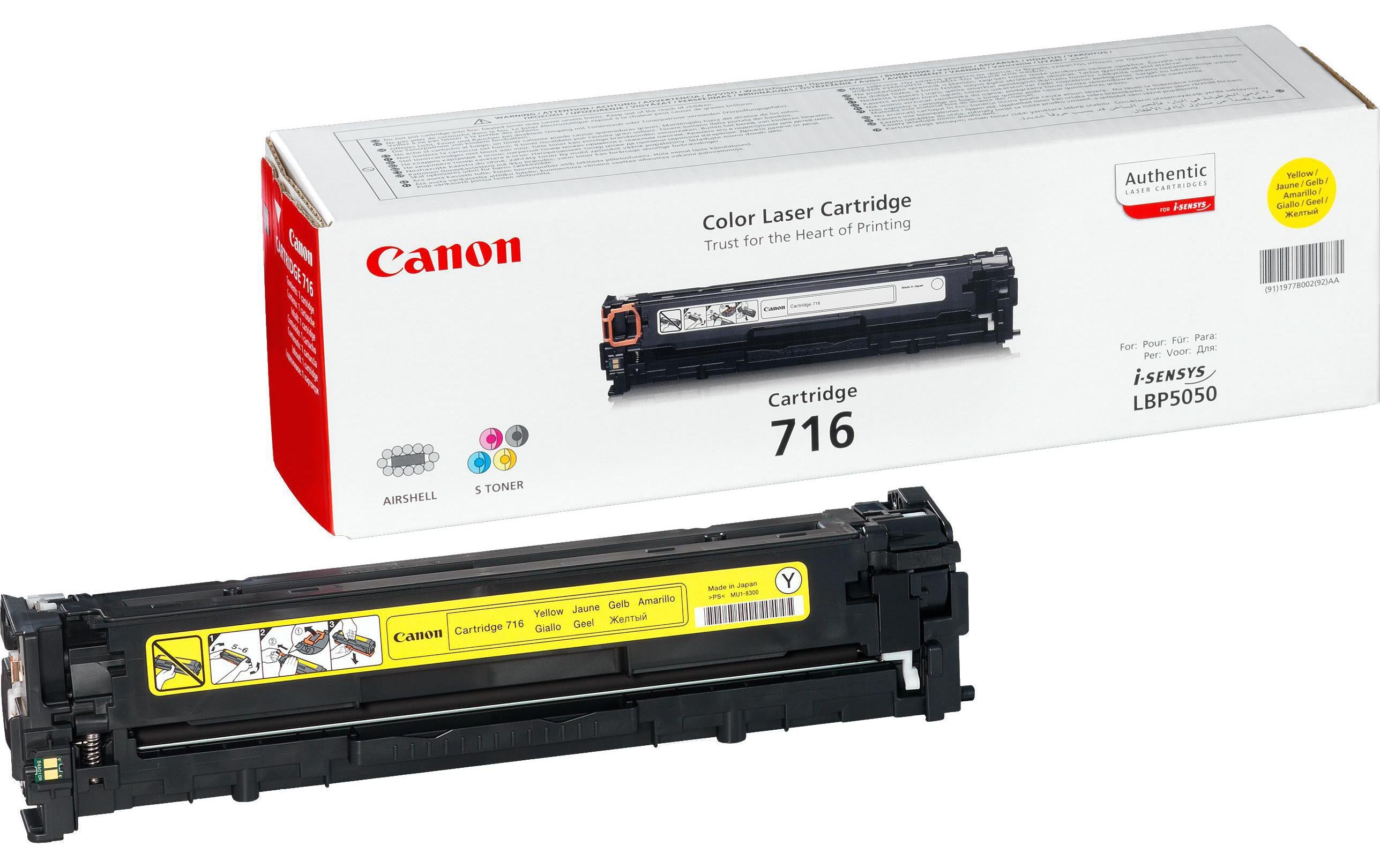 Canon Toner 716 / 1977B002 Yellow