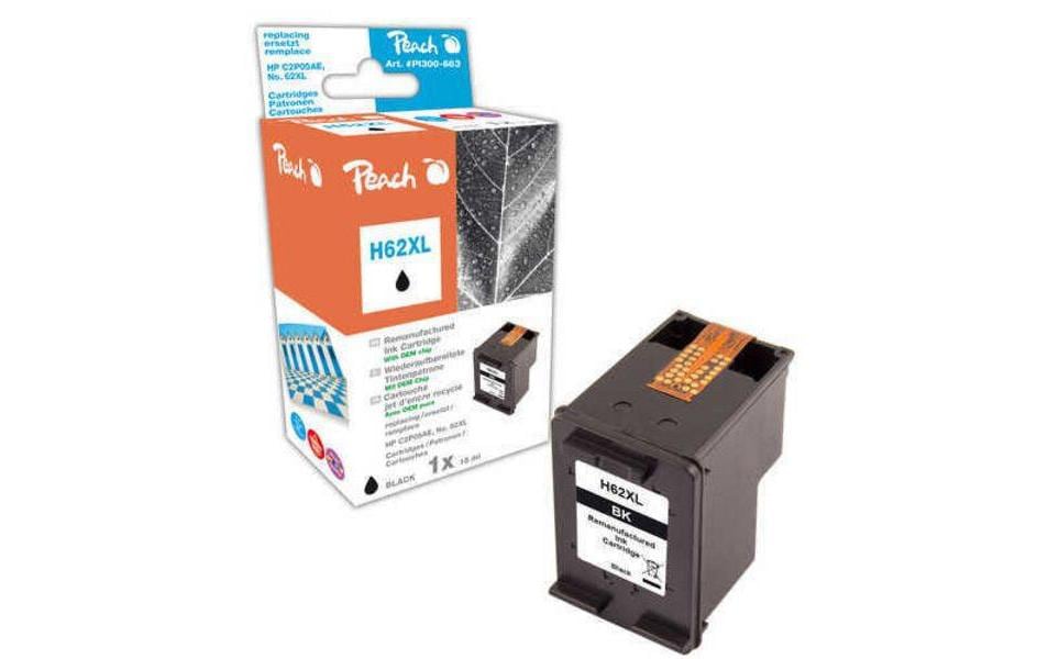 Peach Tinte HP Nr. 62XL (C2P05E) Black