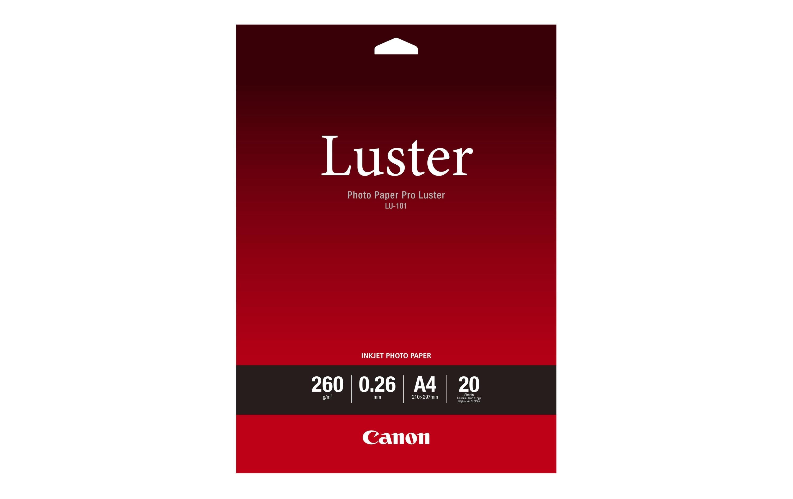 Canon Fotopapier LU-101 A4 260 g/m² 20 Stück