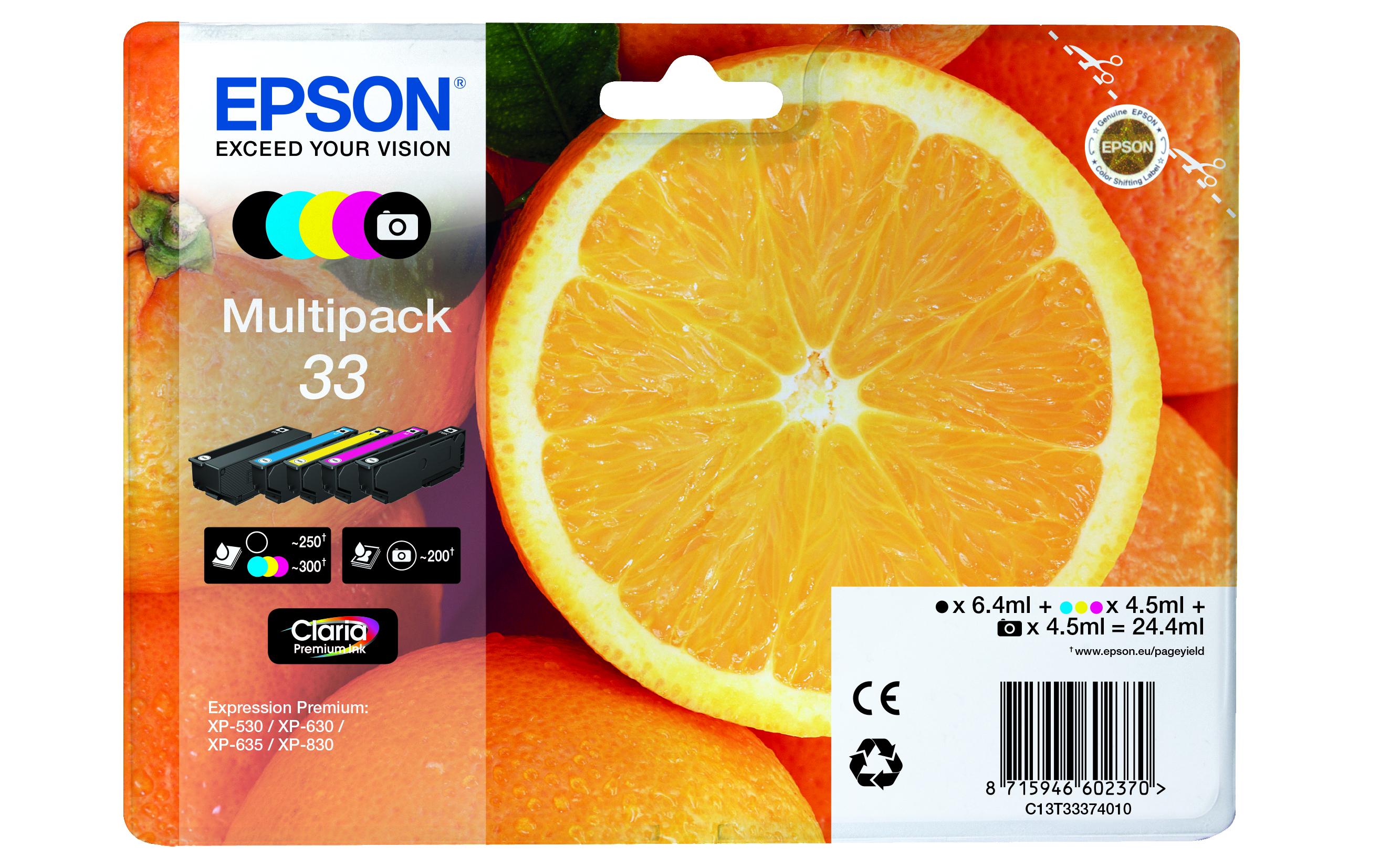 Epson Tintenset 33 / C13T33374010